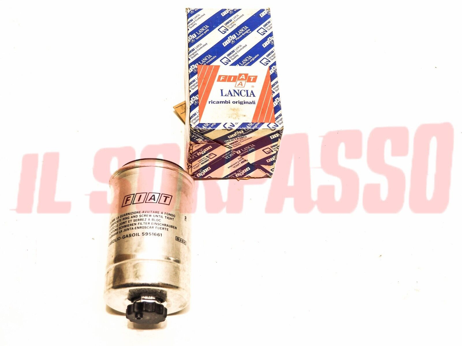 FILTRO GASOLIO NAFTA ORIGINALE FIAT TIPO - LANCIA DELTA - ALFA 75 TD 5951661