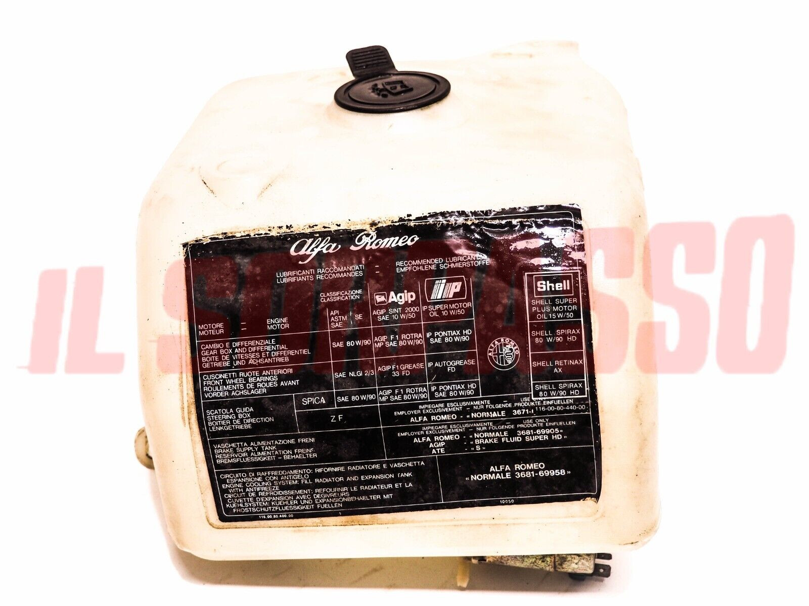 VASCHETTA CONTENITORE LIQUIDO TERGI ALFA ROMEO ALFETTA GIULIETTA 116957704100