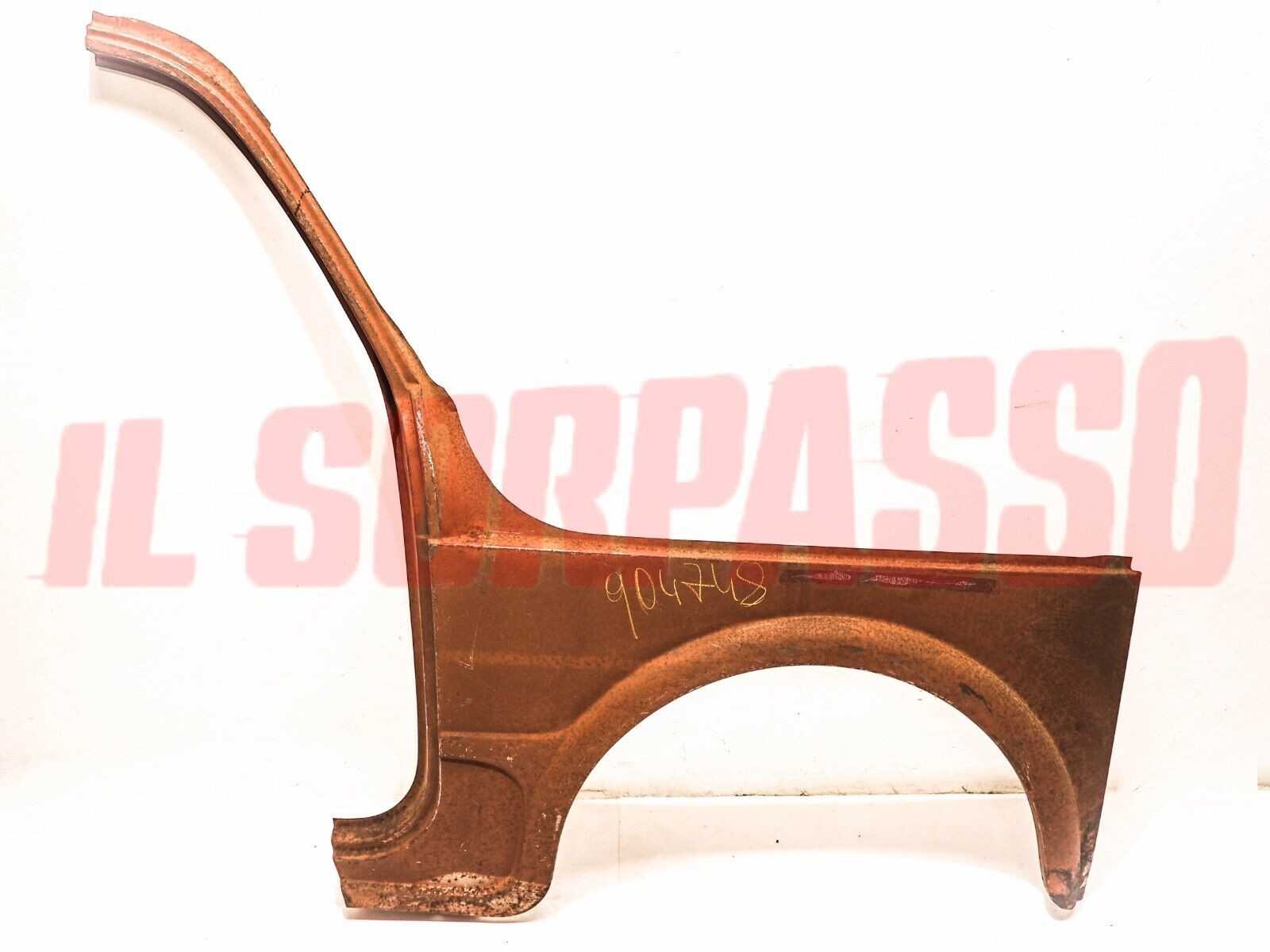 PARAFANGO ANTERIORE DESTRO + MONTANTE PORTA FIAT 1100 103 BAULETTO - E - TV - H