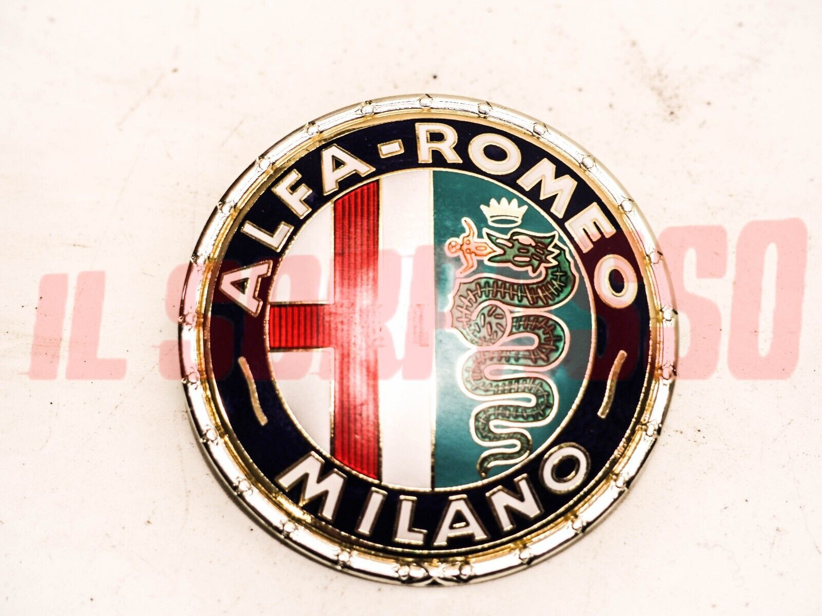 STEMMA SMALTATO MASCHERINA ROSONE COFANO POSTERIORE ALFA ROMEO GIULIETTA SPIDER