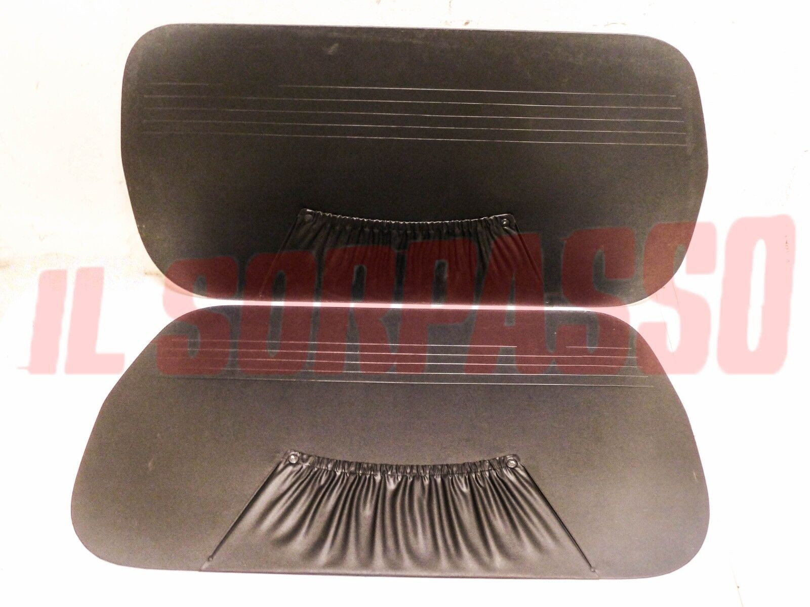 PANNELLI PORTA CONTROVENTO ANTERIORI NERI FIAT 600 E - 750 ORIGINALI