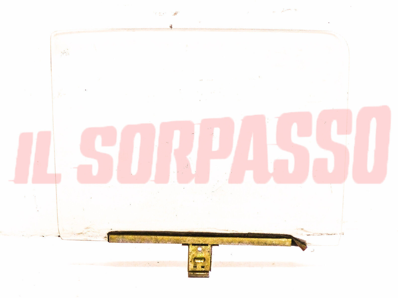 VETRO SCENDENTE PORTA SINISTRA + BASE FIAT 126 ORIGINALE