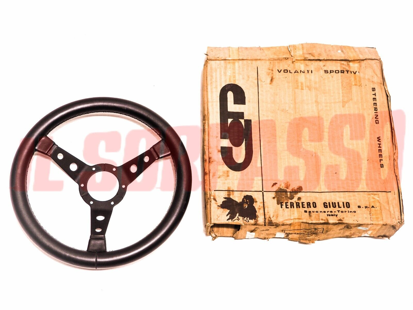 VOLANTE FERRERO A CALICE FIAT 124 COUPE 127 128 131 X19 A112 ABARTH ORIGINALE