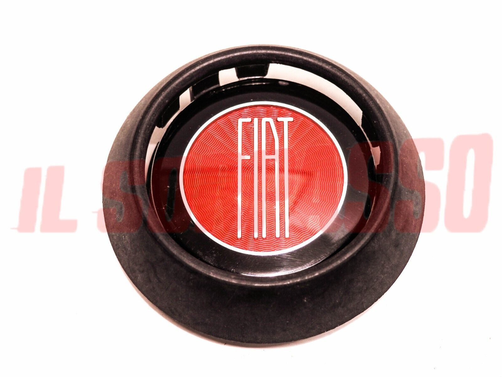 GHIERA + PULSANTE CLACSON VOLANTE STERZO FIAT 850 COUPE - 124 COUPE SPIDER