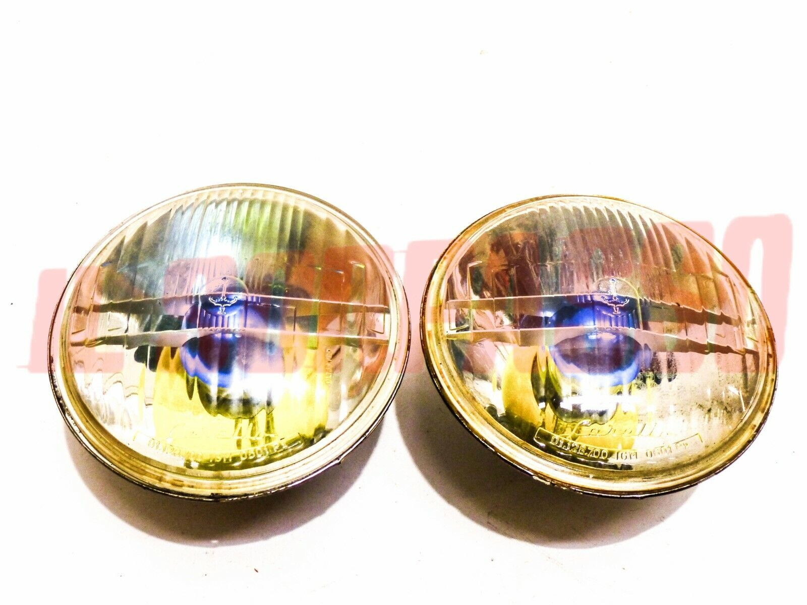 COPPIA FENDINEBBIA CARELLO RIFLESSO BLU FIAT LANCIA ALFA ROMEO APPLICAZIONE