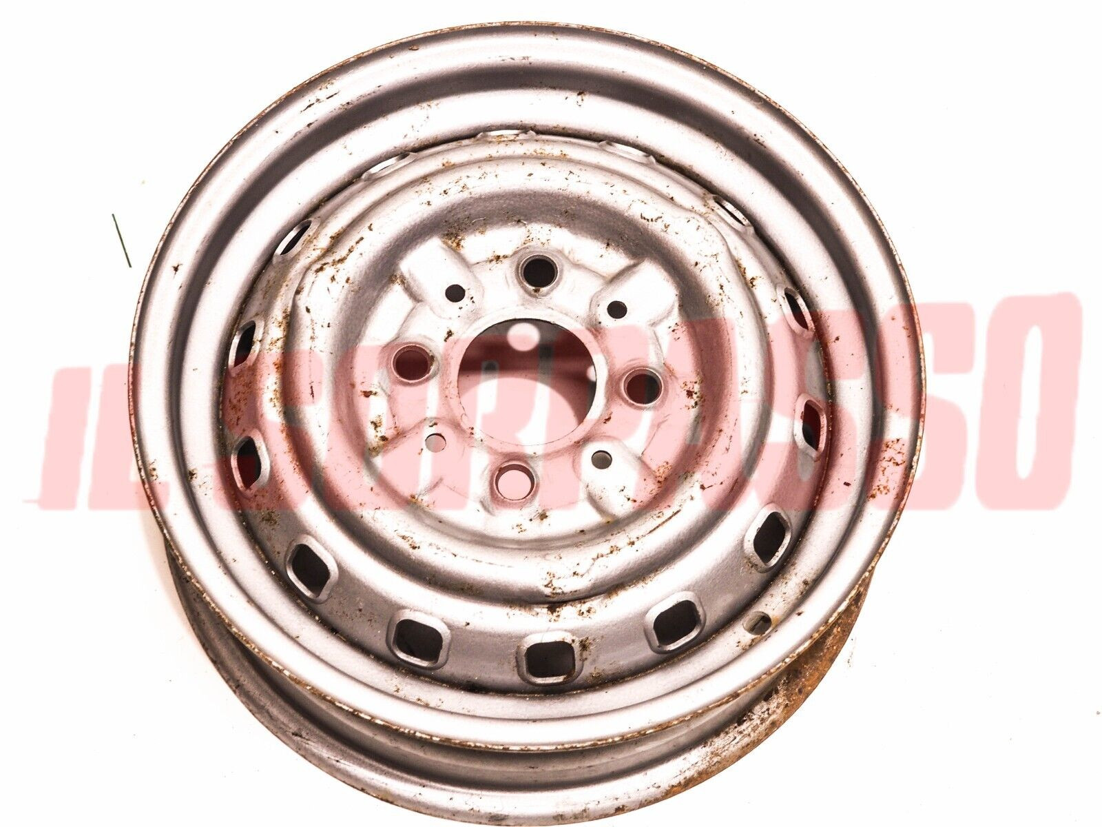 CERCHIO RUOTA FERGAT 4 x 12 FIAT 600 750 850 ABARTH GIANNINI ORIGINALE