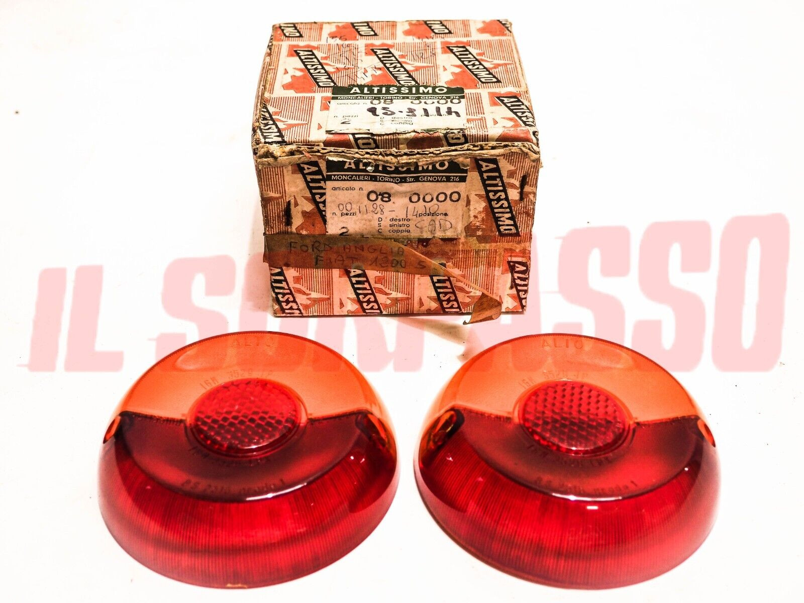 PLASTICHE FANALI POSTERIORI FERRARI 250 LUSSO - 275 GTB GTS OSI 1200 ALTISSIMO