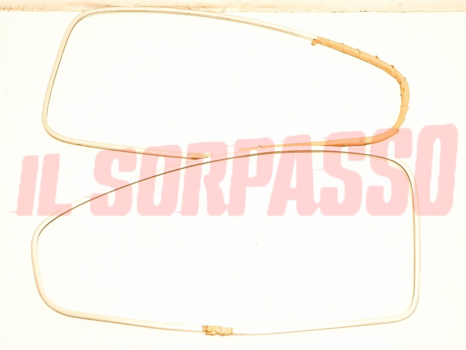 ANIMA PROFILI ALLUMINIO GIUNTI GUARNIZIONI VETRI LATERALI FISSI FIAT 850 SPECIAL