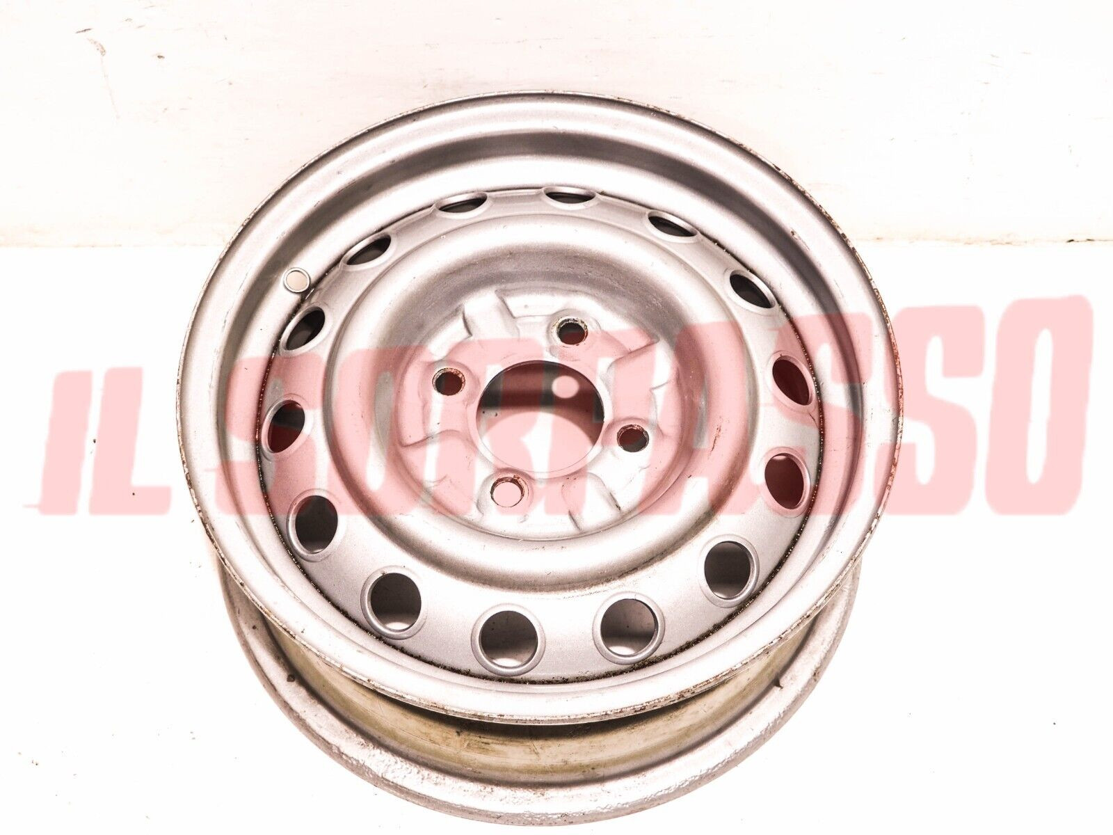 CERCHIO RUOTA ALFA ROMEO GT DUETTO GIULIA 1750 2000 MOD. CON COPPETTA 5,5 X 14