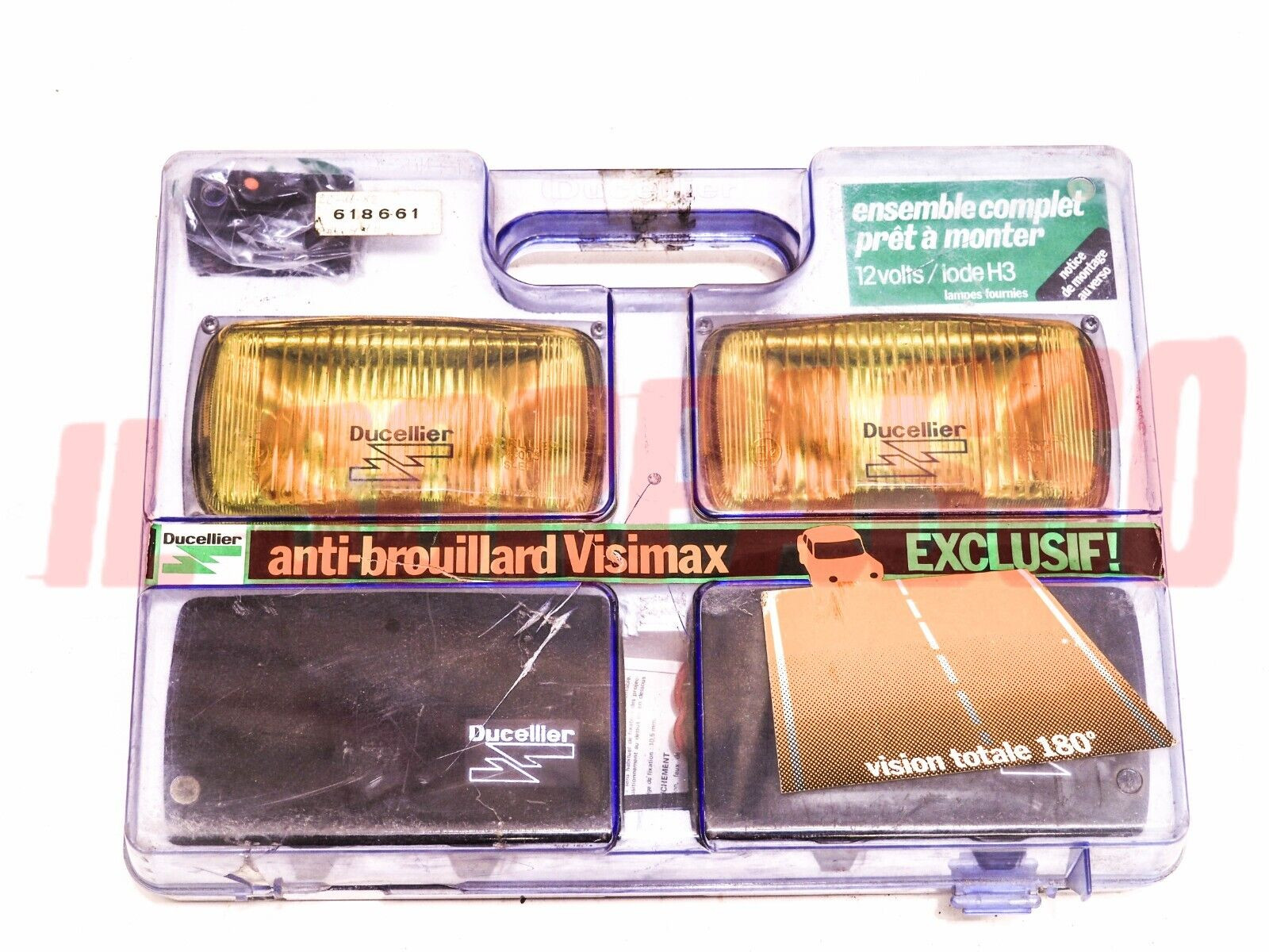 FENDINEBBIA RETTANGOLARI DUCELLIER + GUSCI ANNI 70 CITROEN RENAULT PEUGEOT