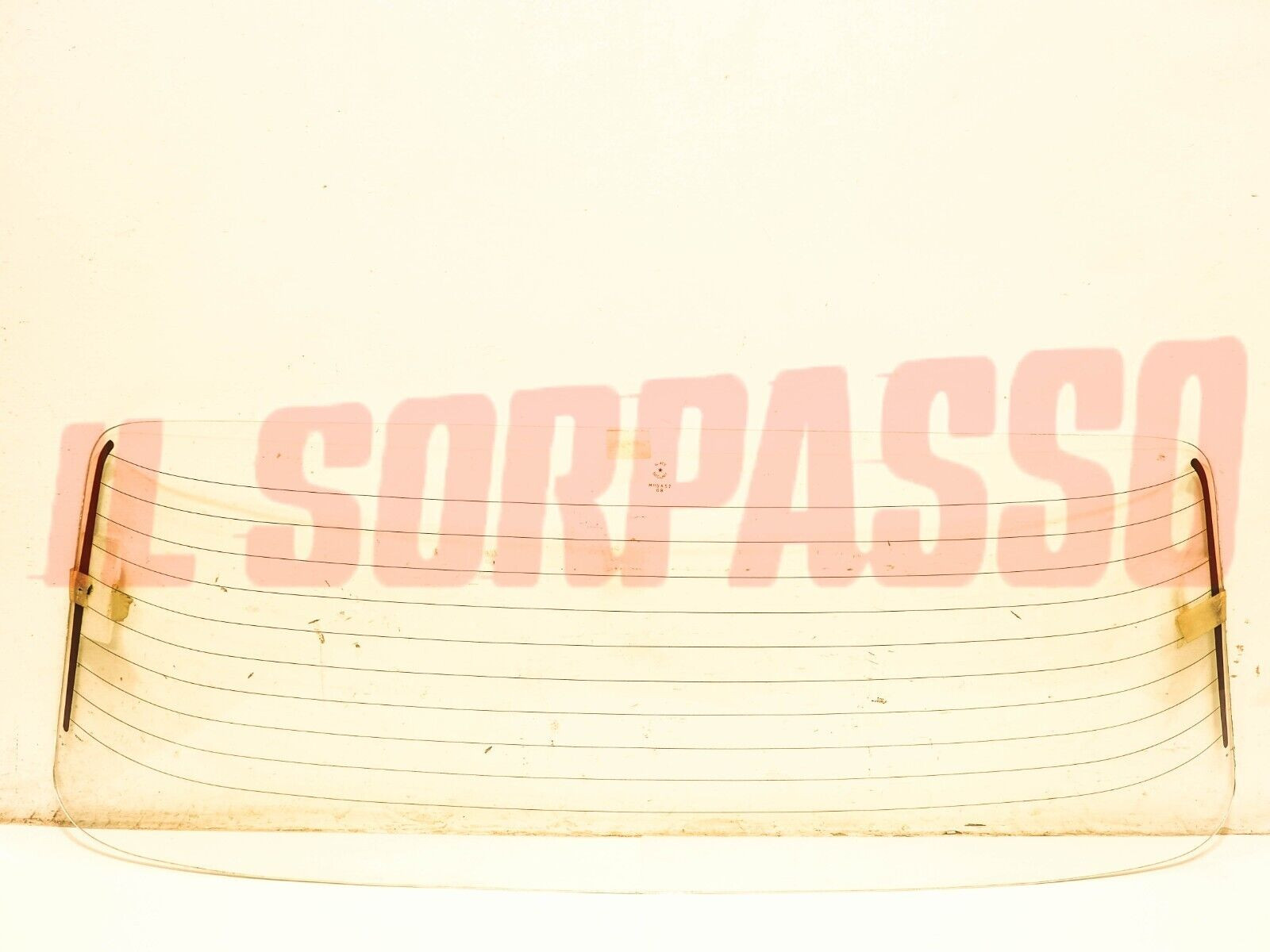 VETRO LUNOTTO POSTERIORE CON SBRINATORE SIMCA 1000 - RALLY ORIGINALE SECURIT