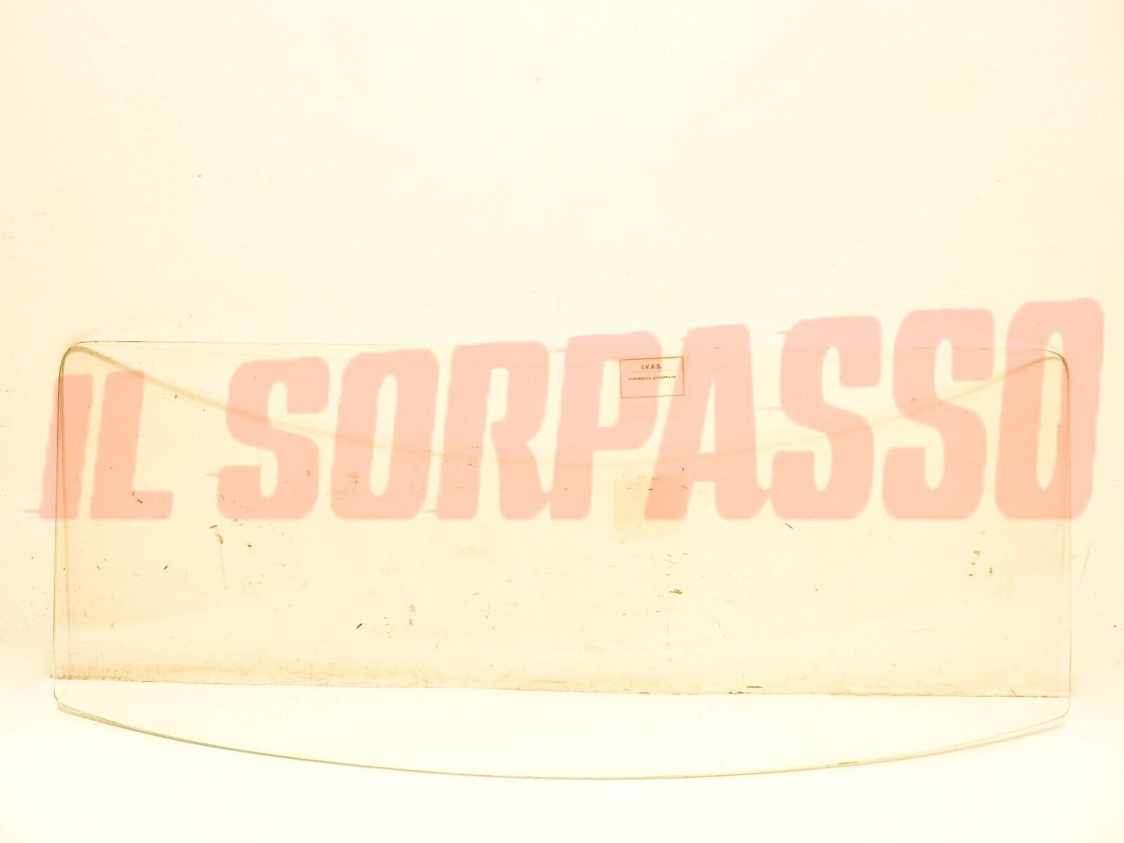 VETRO PARABREZZA ANTERIORE FIAT 1100 R BERLINA + FAMILIARE ORIGINALE