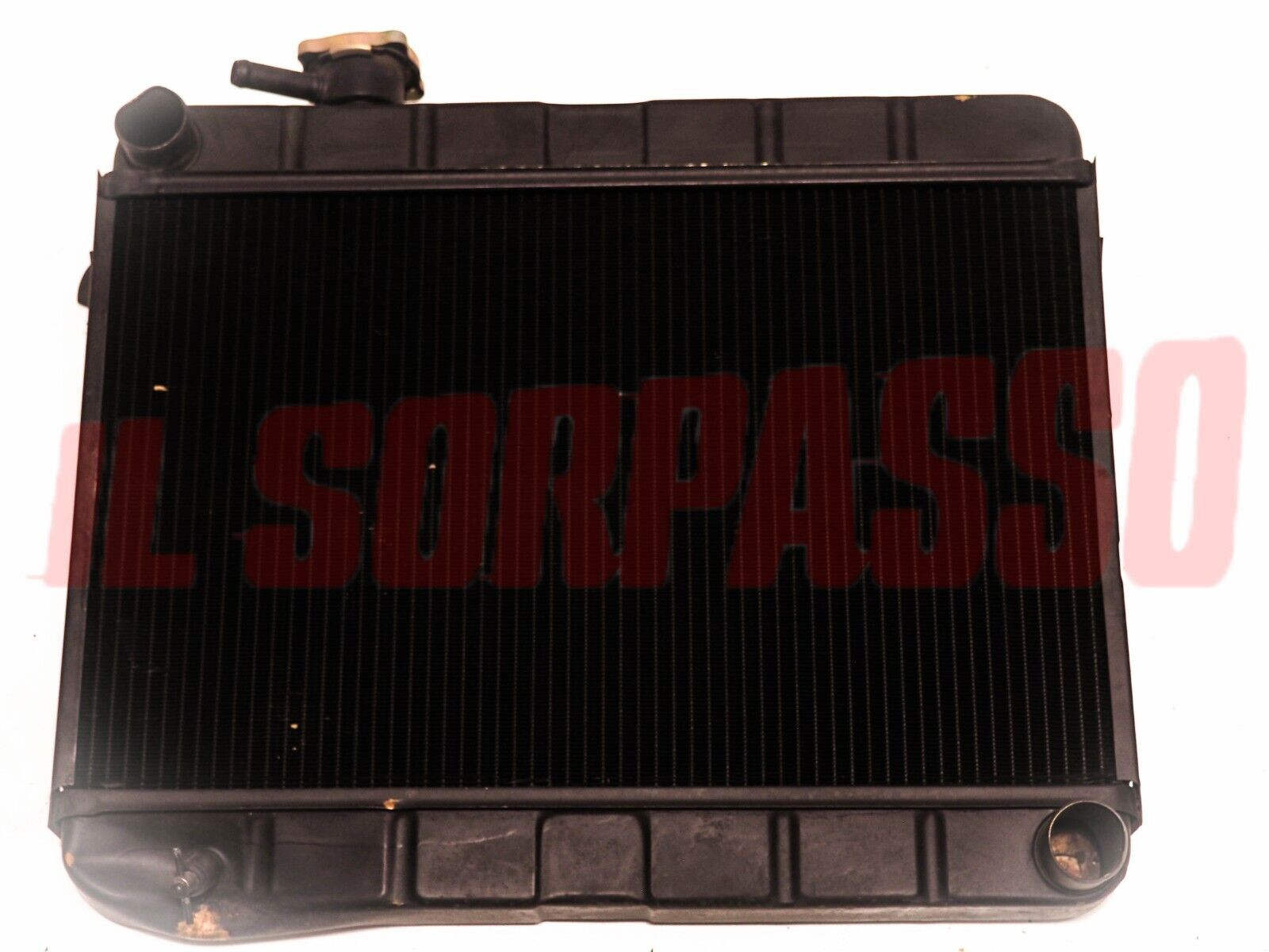 RADIATORE ACQUA MOTORE FIAT 124 BERLINA - FAMILIARE ORIGINALE IPRA CON DIFETTO