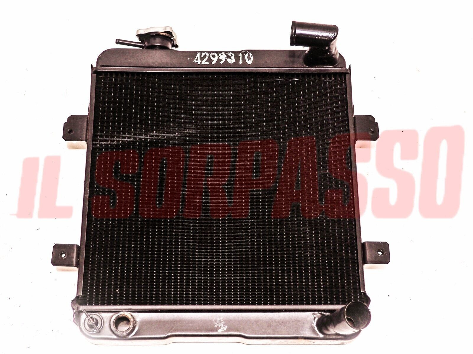 RADIATORE ACQUA MOTORE + TAPPO FIAT 124 SPECIAL T ORIGINALE 4299310