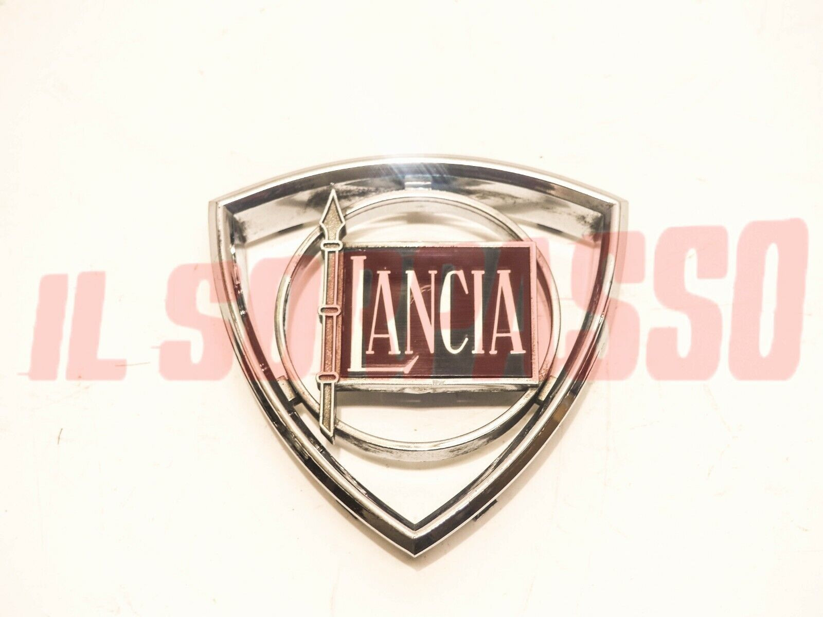 STEMMA LOGO MASCHERINA GRIGLIA ANTERIORE LANCIA BETA COUPE SPIDER ORIGINALE