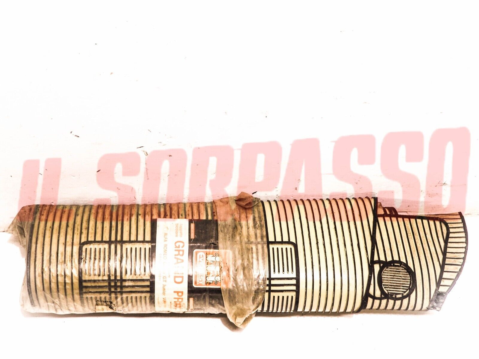 TAPPETI BEIGE E NERI ALFA ROMEO GT PEDALIERA ALTA ORIGINALI EVEREST DIFETTATI