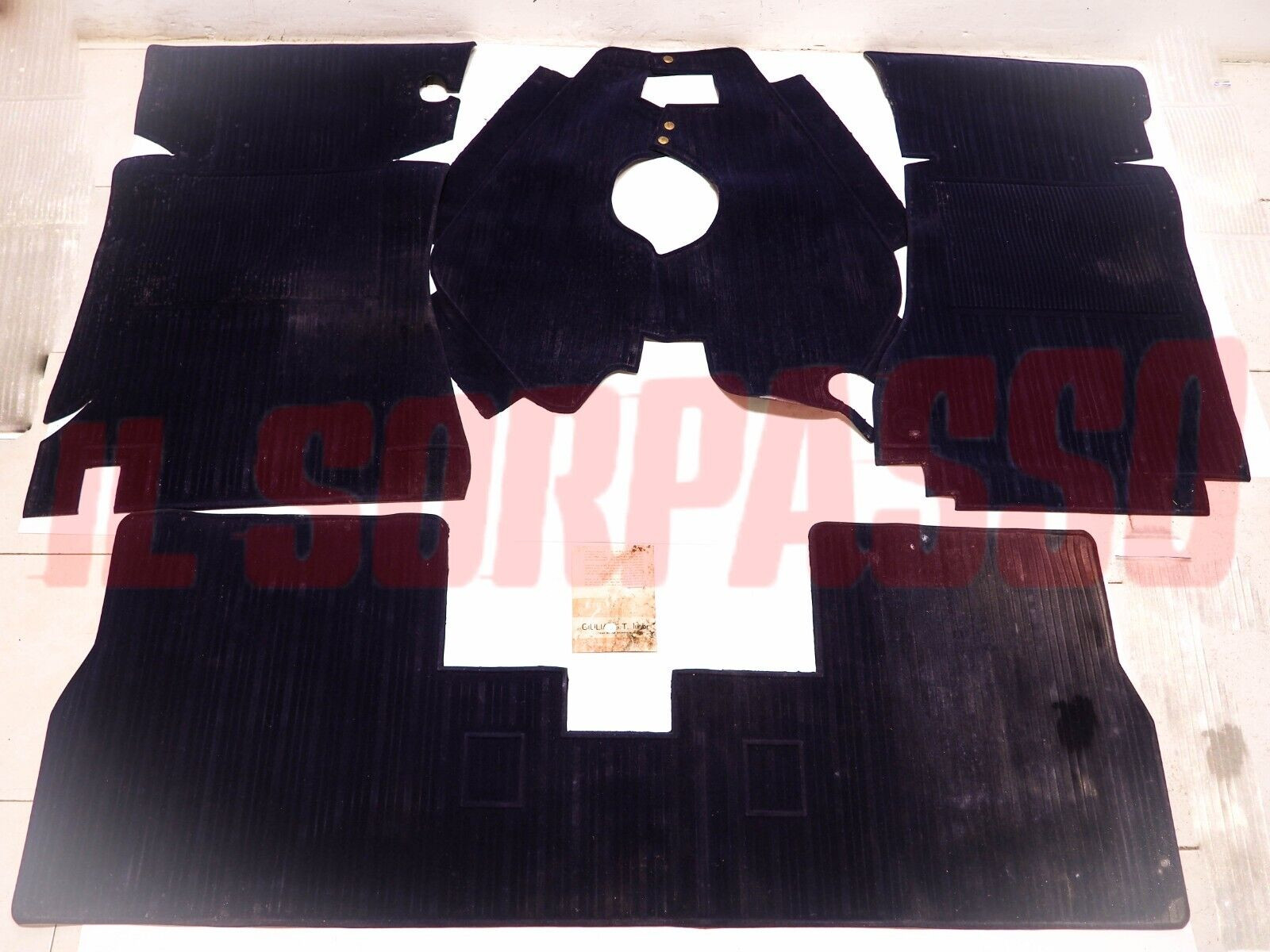 TAPPETI BLU ALFA ROMEO GIULIA GT JUNIOR ORIGINALI FILGOMMA