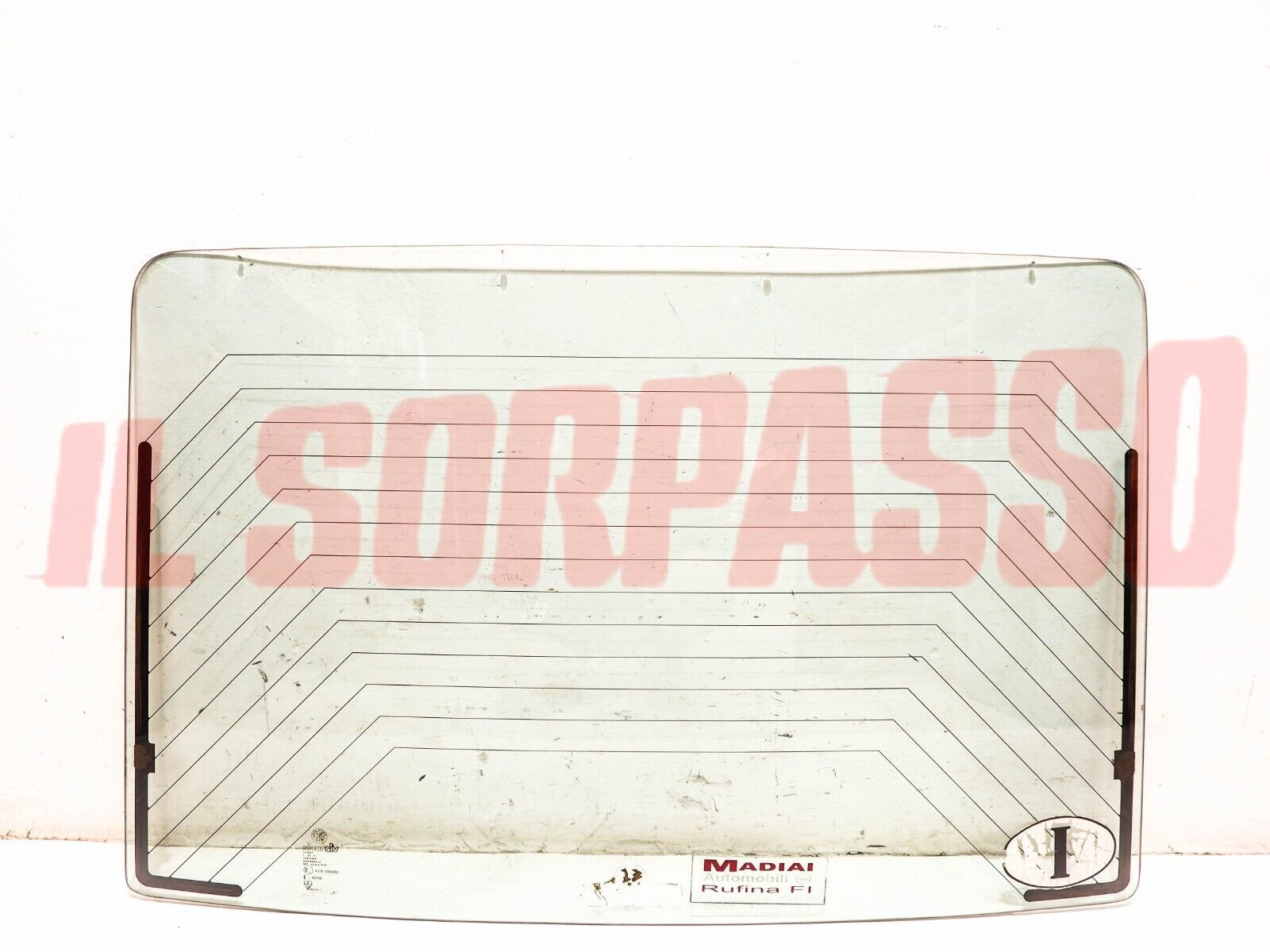 VETRO LUNOTTO PORTELLONE POSTERIORE VERDE ALFA ROMEO ALFA SUD BERLINA SICURSIV