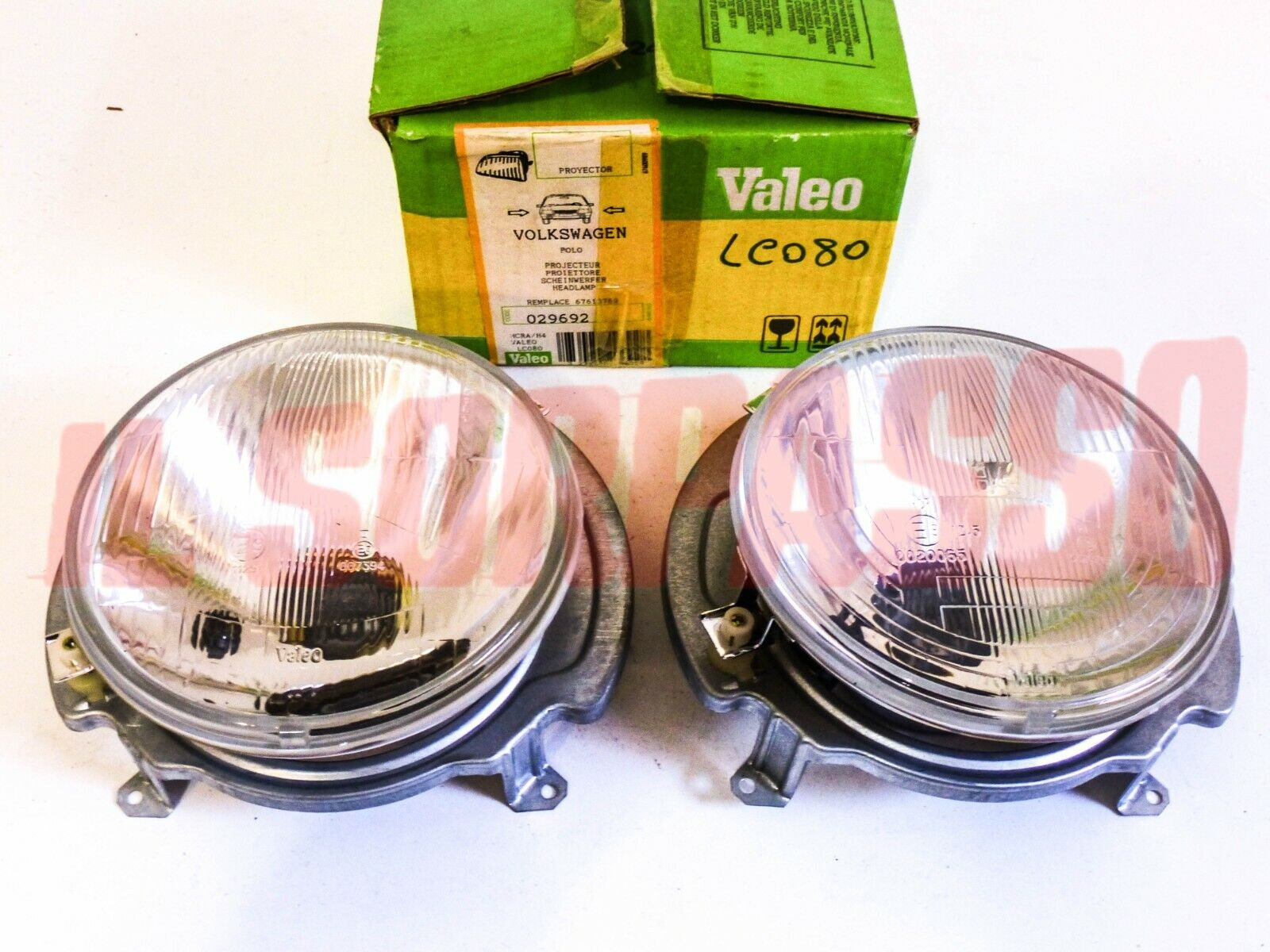 GRUPPI OTTICI FANALI GHIERE FARI VOLKSWAGEN POLO MK1 ORIGINALI VALEO 029692