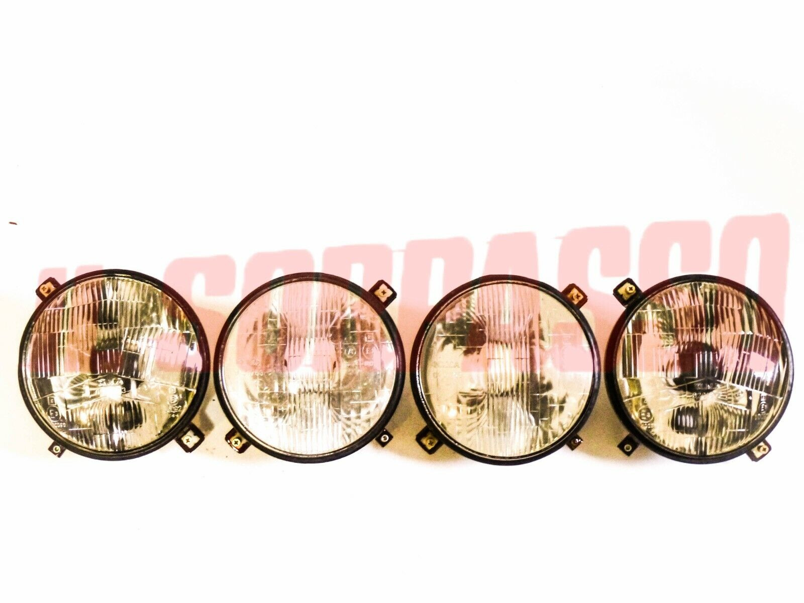 GRUPPI OTTICI FANALI FARI FIAT 124 SPECIAL + TI DAL 7.72 ORIGINALI ELMA