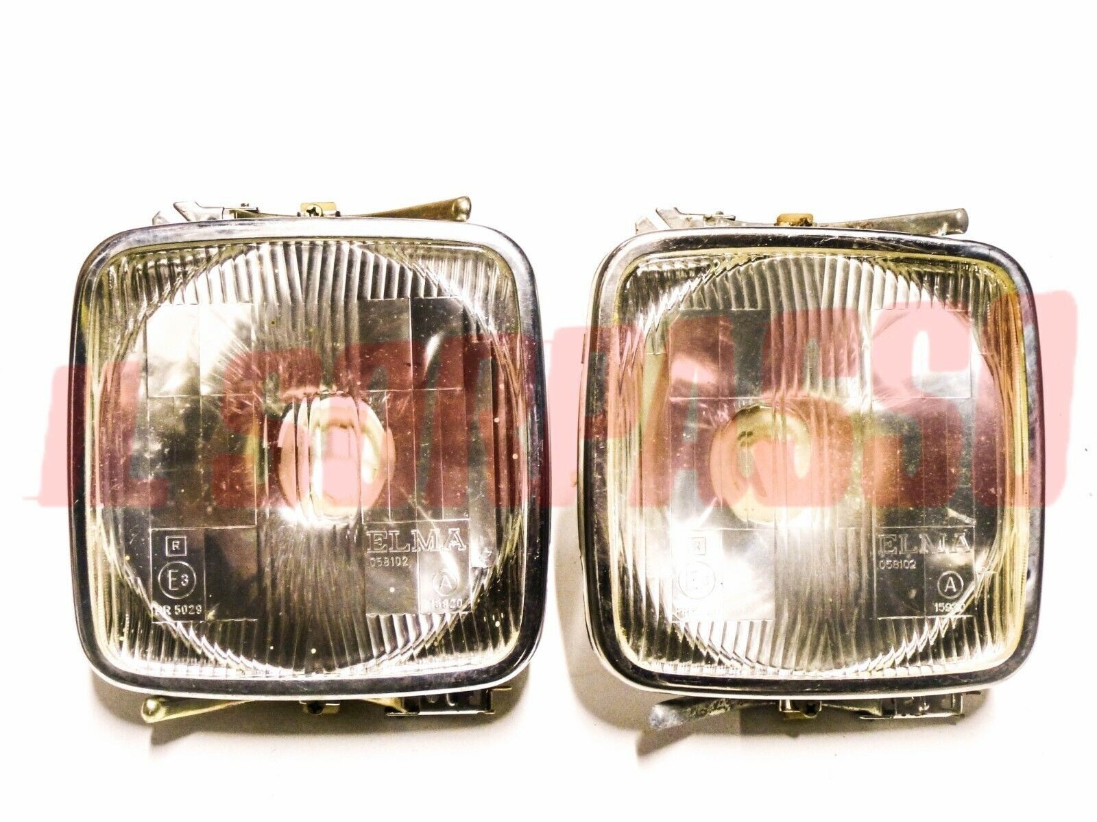 GRUPPI OTTICI FANALI FARI SENZA OSCURATORE FIAT 125 BERLINA SPECIAL DA 4.68 ELMA