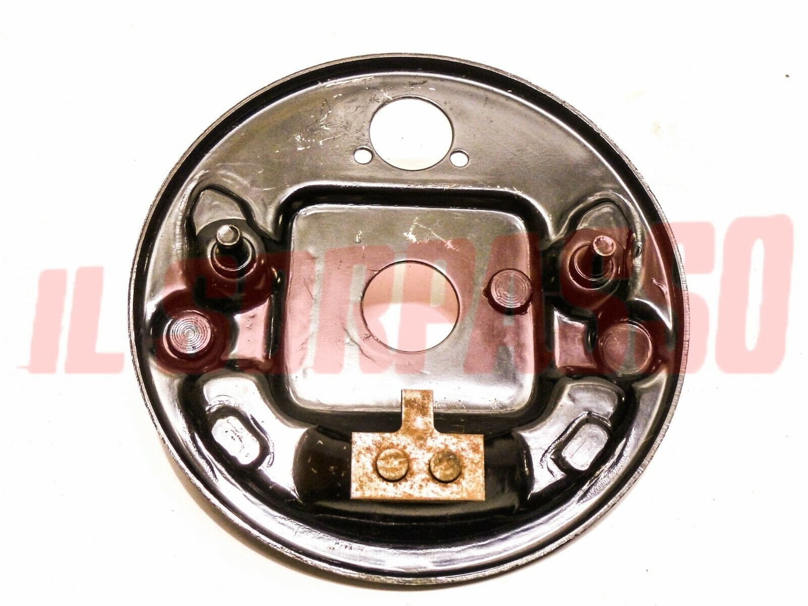 PIATTO FRENO PORTA GANASCE ANTERIORE DESTRO FIAT 500 D F L R 126  ORIGINALE