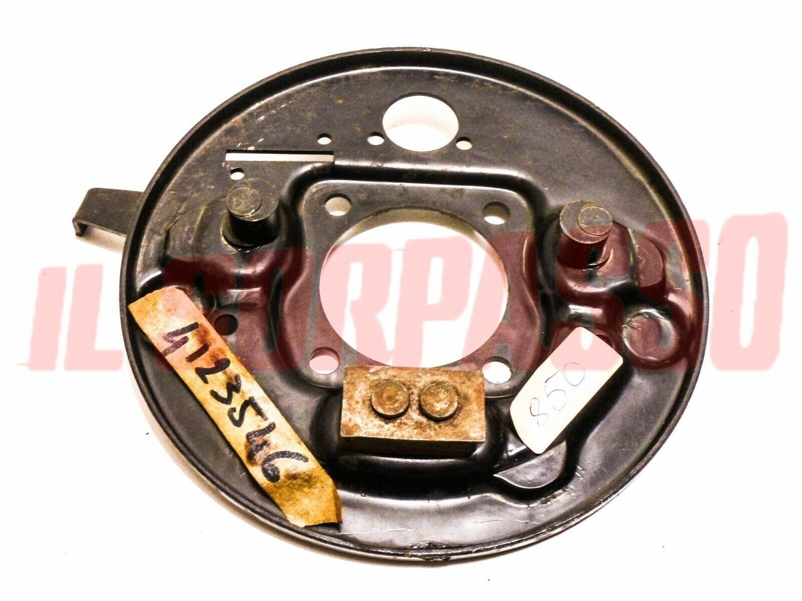 PIATTO FRENO GANASCE POSTERIORE SINISTRO FIAT 850 SPECIAL COUPE SPIDER 4123546