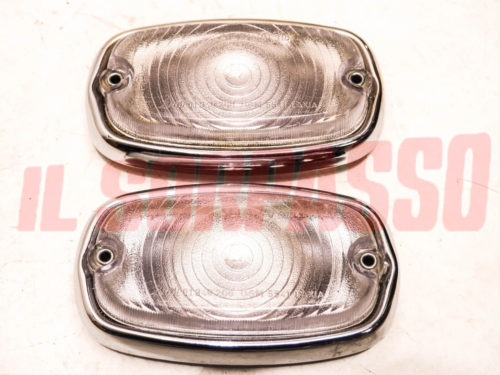 FANALINI ANTERIORI FRECCE FIAT 1300 1500 BERLINA 1100 D ORIGINALI BELLU' METALLO