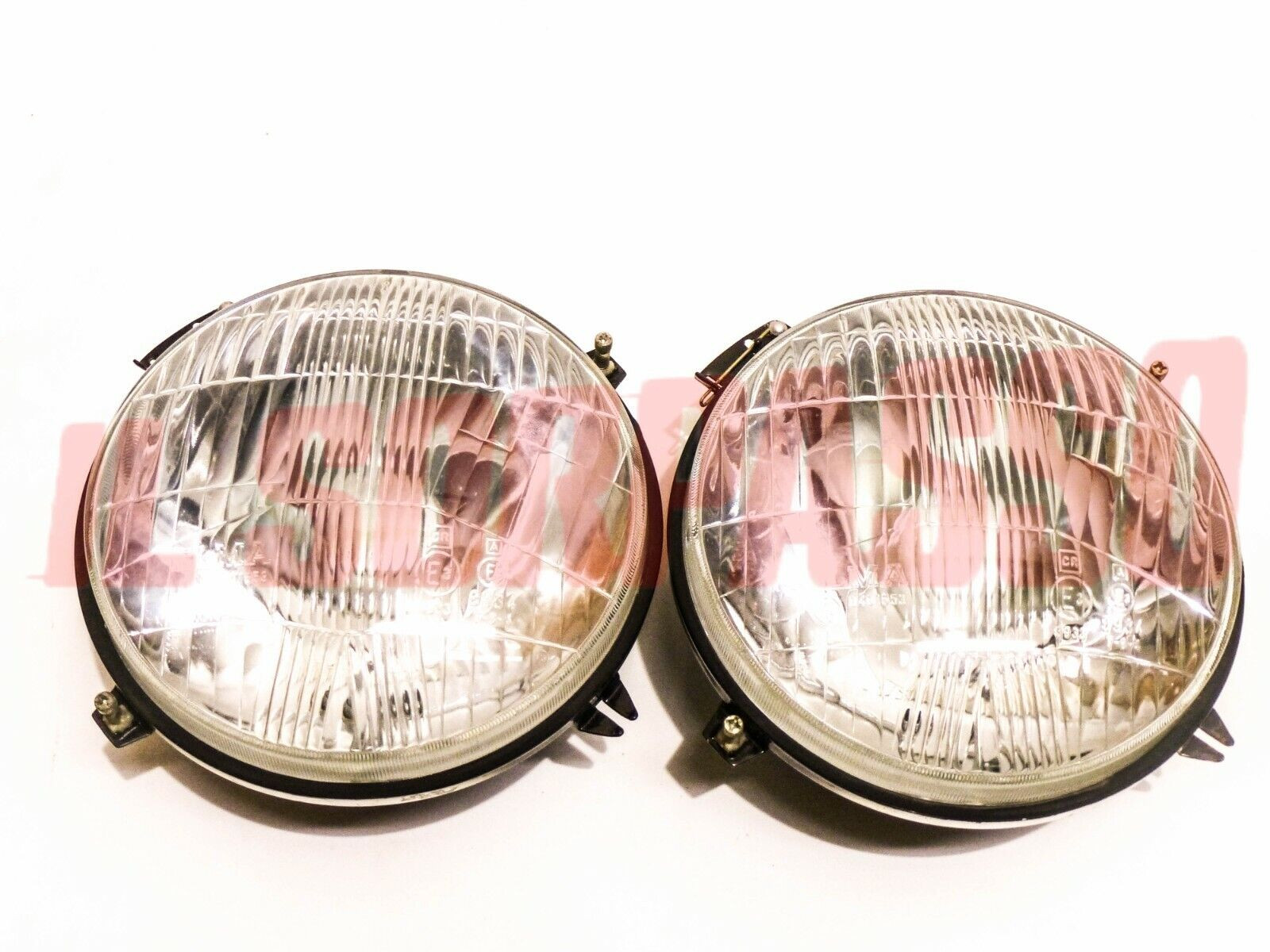 GRUPPI OTTICI FANALI FARI CON POSIZIONE AUTOBIANCHI A112 + ABARTH ORIGINALI ELMA