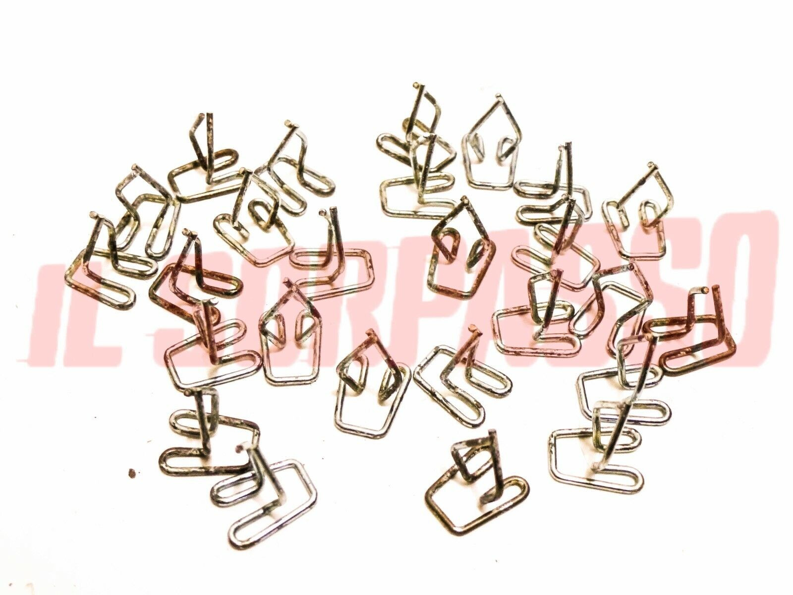 KIT 25 MOLLE MOLLETTE MODANATURE PROFILI LATERALI FIAT 600 MULTIPLA ORIGINALI