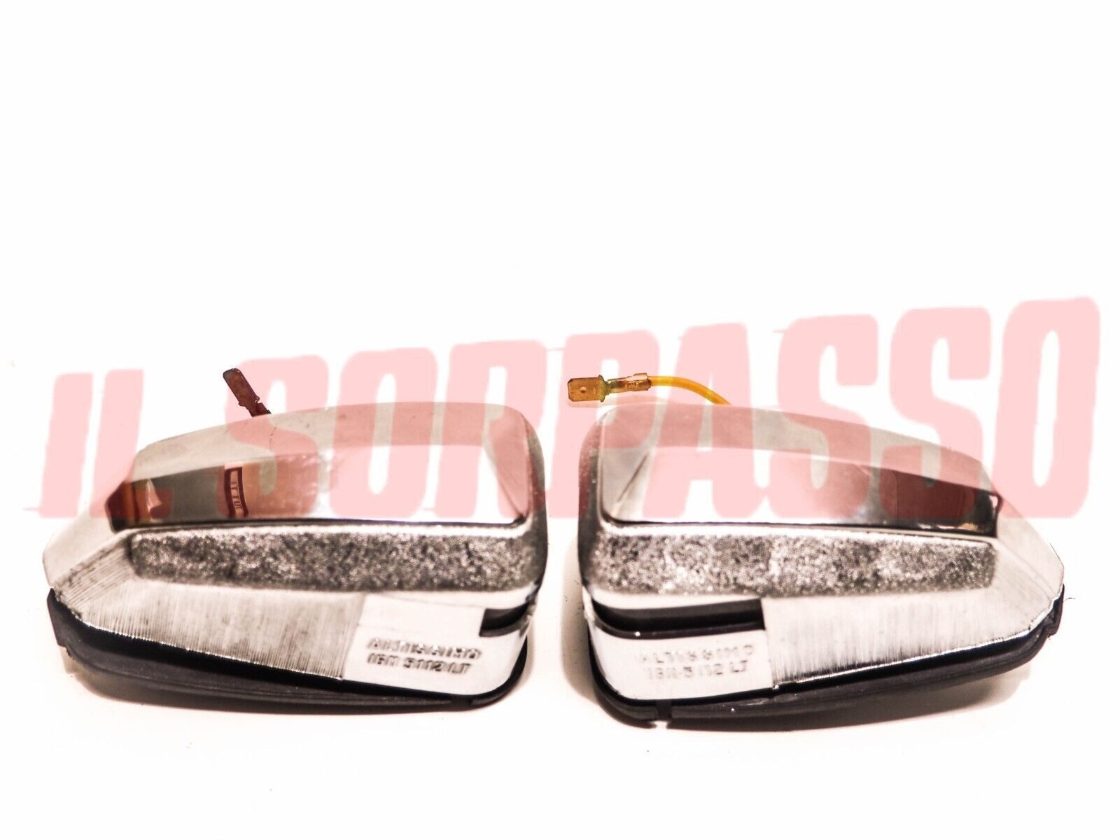 FANALINI FANALI LUCI TARGA FIAT 850 ABARTH SCORPIONE ORIGINALI ALTISSIMO