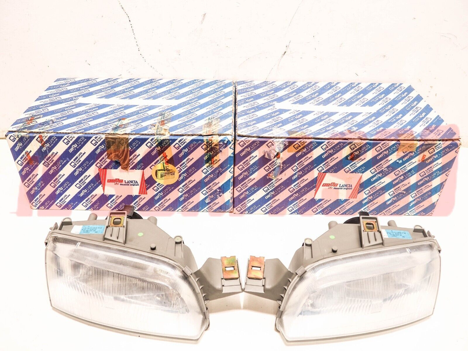 GRUPPI OTTICI DESTRO SINISTRO FANALI FARI FIAT PUNTO CABRIO MK1 ORIGINALI HELLA