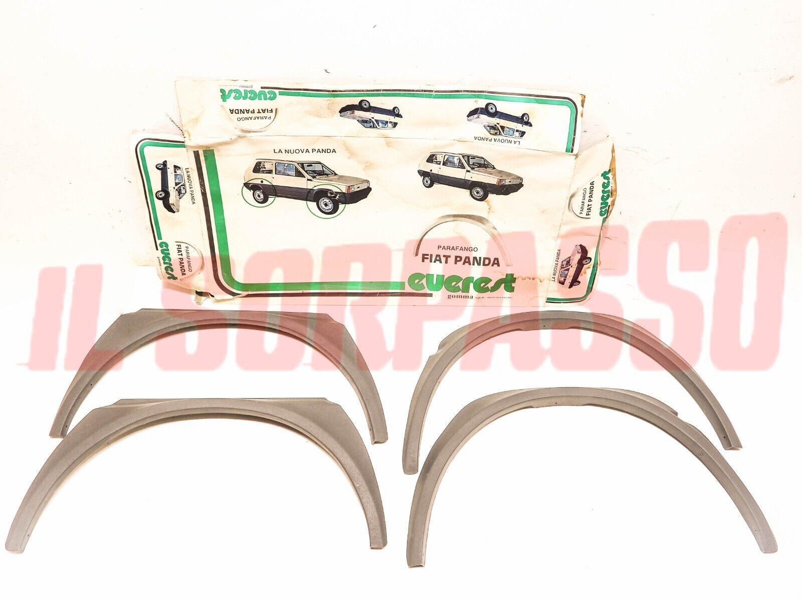 PARAFANGHINI KIT MODANATURE PARAFANGHI FIAT PANDA 30 - 45 - 4x4 ORIGINALI