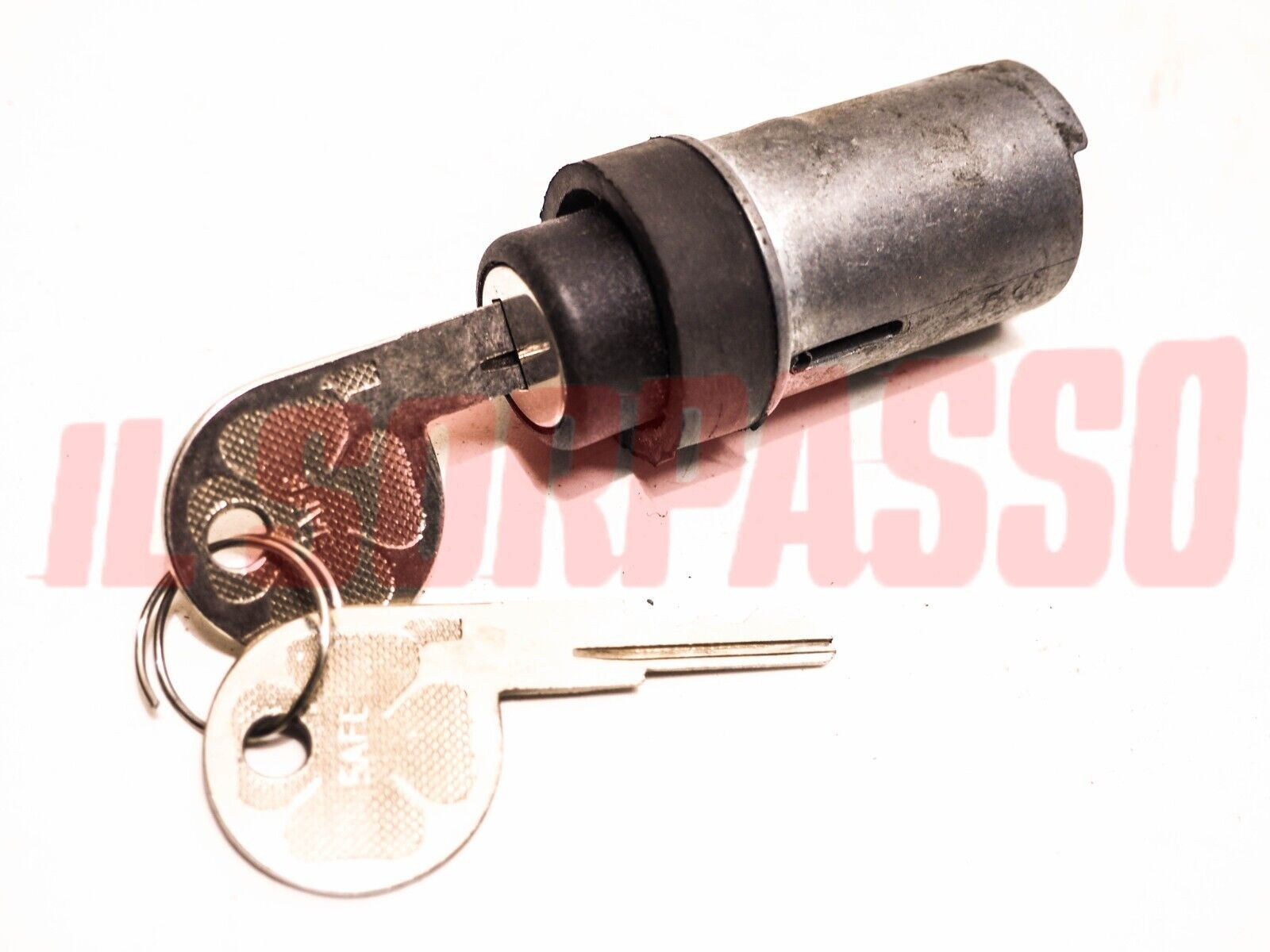 BLOCCHETTO + GOMMA PULSANTE CHIUSURA BAULE PORTELLONE POSTERIORE ALFETTA GTV