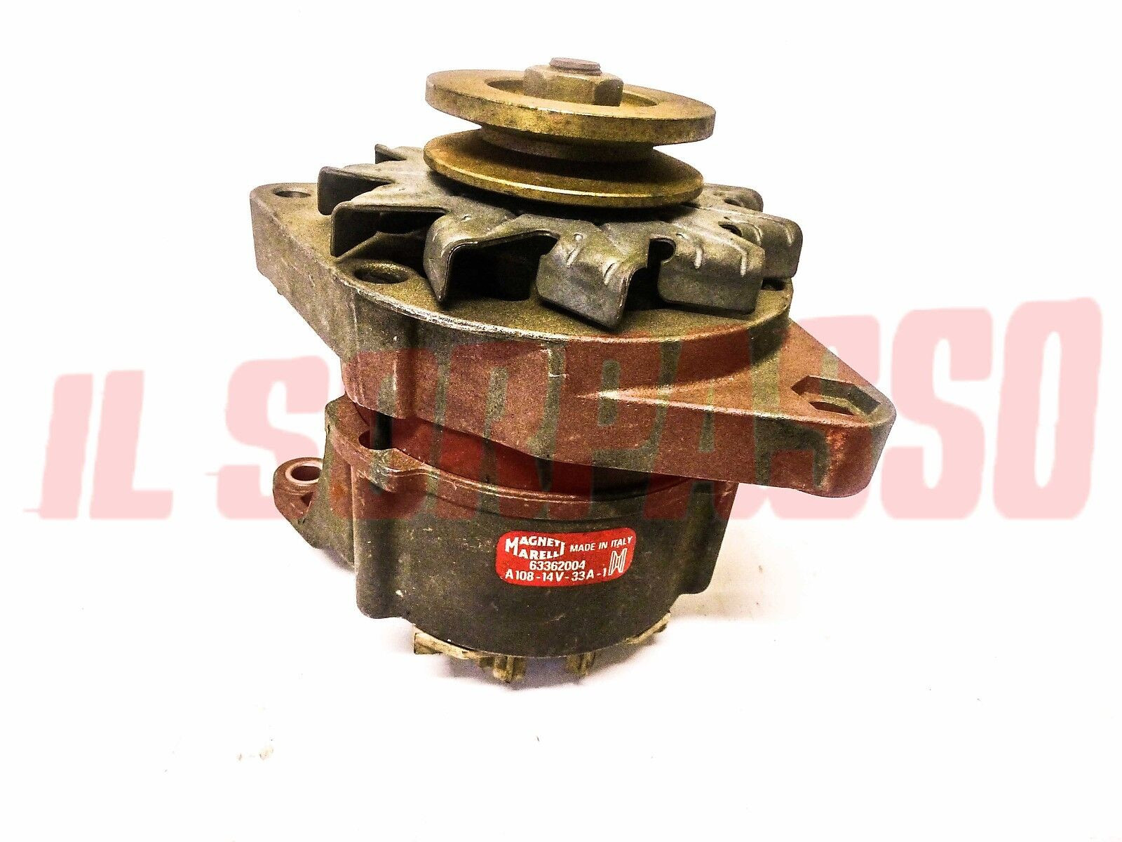 ALTERNATORE MARELLI 63362204 A108 14V 33A FIAT 127 SPORT 128 BERLINA RALLY COUPE