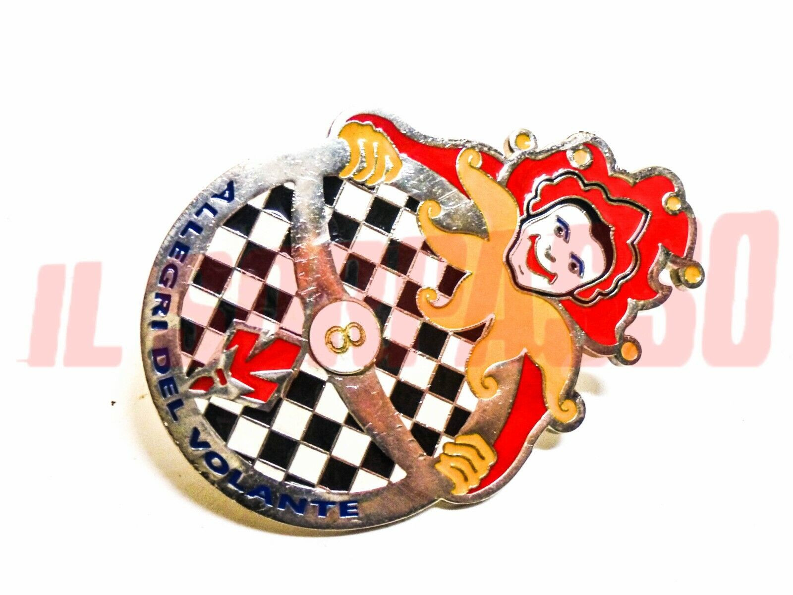 STEMMA FREGIO SMALTATO AMICI DEL VOLANTE FIRENZE ALFA 6 C 8 C LANCIA LAMBDA