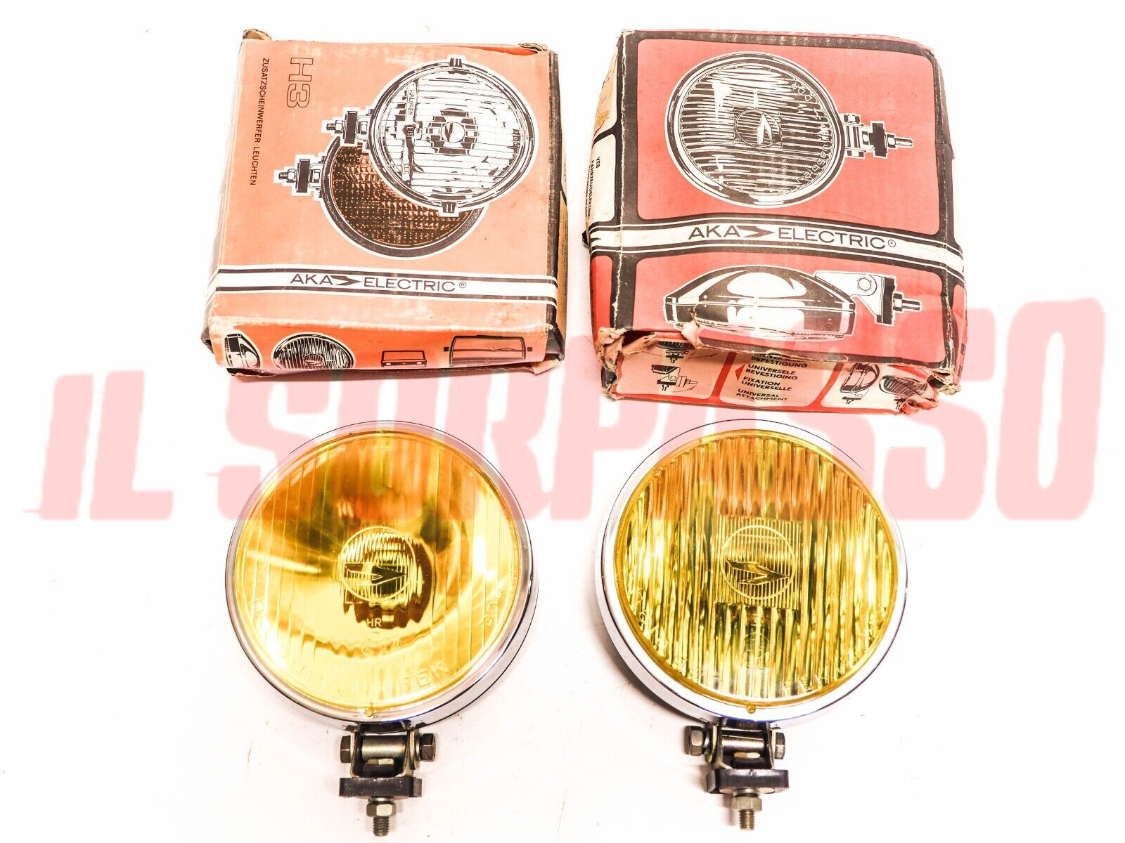 FENDINEBBIA TONDI GIALLI MERCEDES BMW VW AUDI PORSCHE  A112 FIAT 127 128 AKA