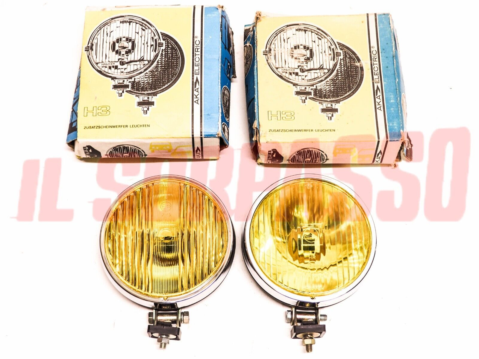 FENDINEBBIA TONDI GIALLI MERCEDES BMW VW AUDI PORSCHE A112 FIAT 127 128 AKA