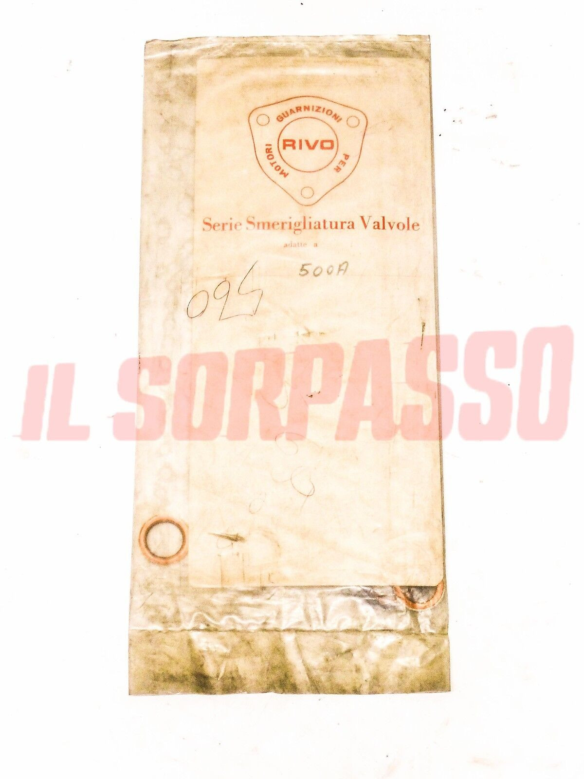 GUARNIZIONI KIT SMERIGLIATURA VALVOLE MOTORE FIAT 500 A TOPOLINO ORIGINALI