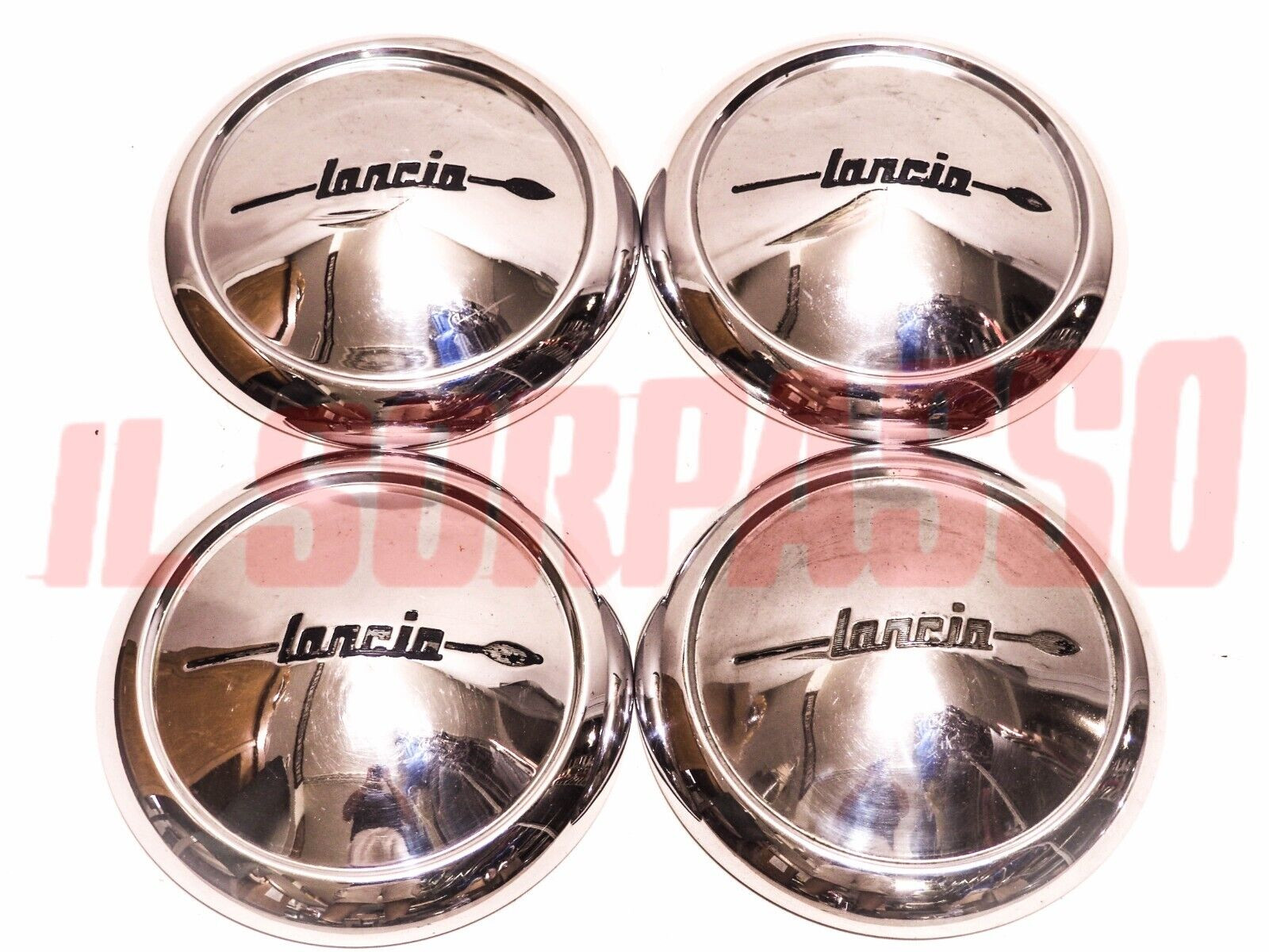 COPPE RUOTA CERCHI BORCHIE LANCIA APPIA 2 3 SERIE ORIGINALI USATE