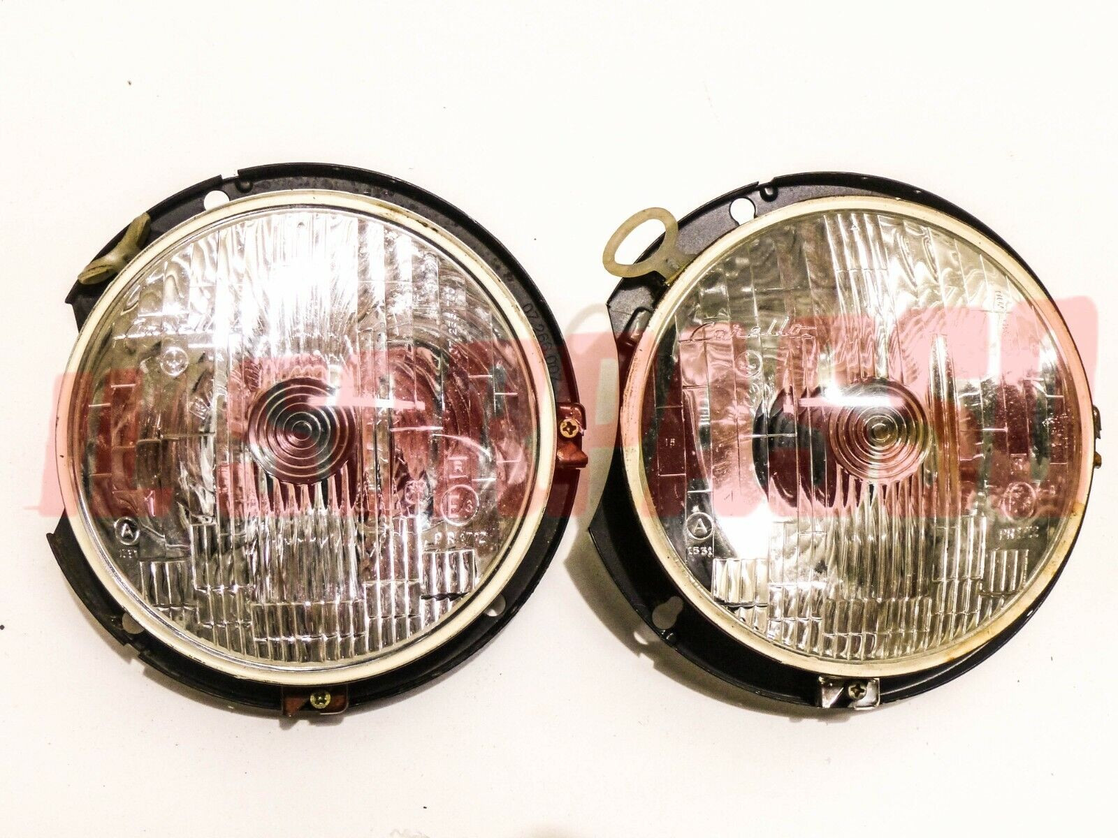 GRUPPI OTTICI FANALI + SEDI FARI CARELLO ALFA ROMEO 1750 BERLINA GT 1750 A 08.69