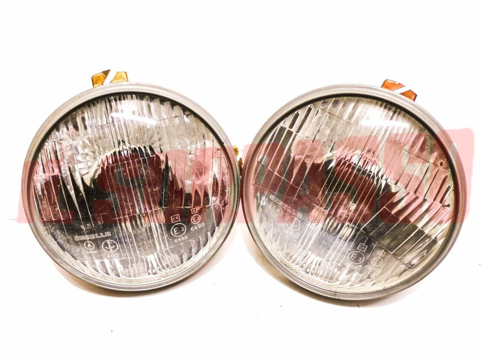 GRUPPI OTTICI FANALI FARI FIAT 128 BERLINA FINO A MARZO 71  ORIGINALI CARELLO