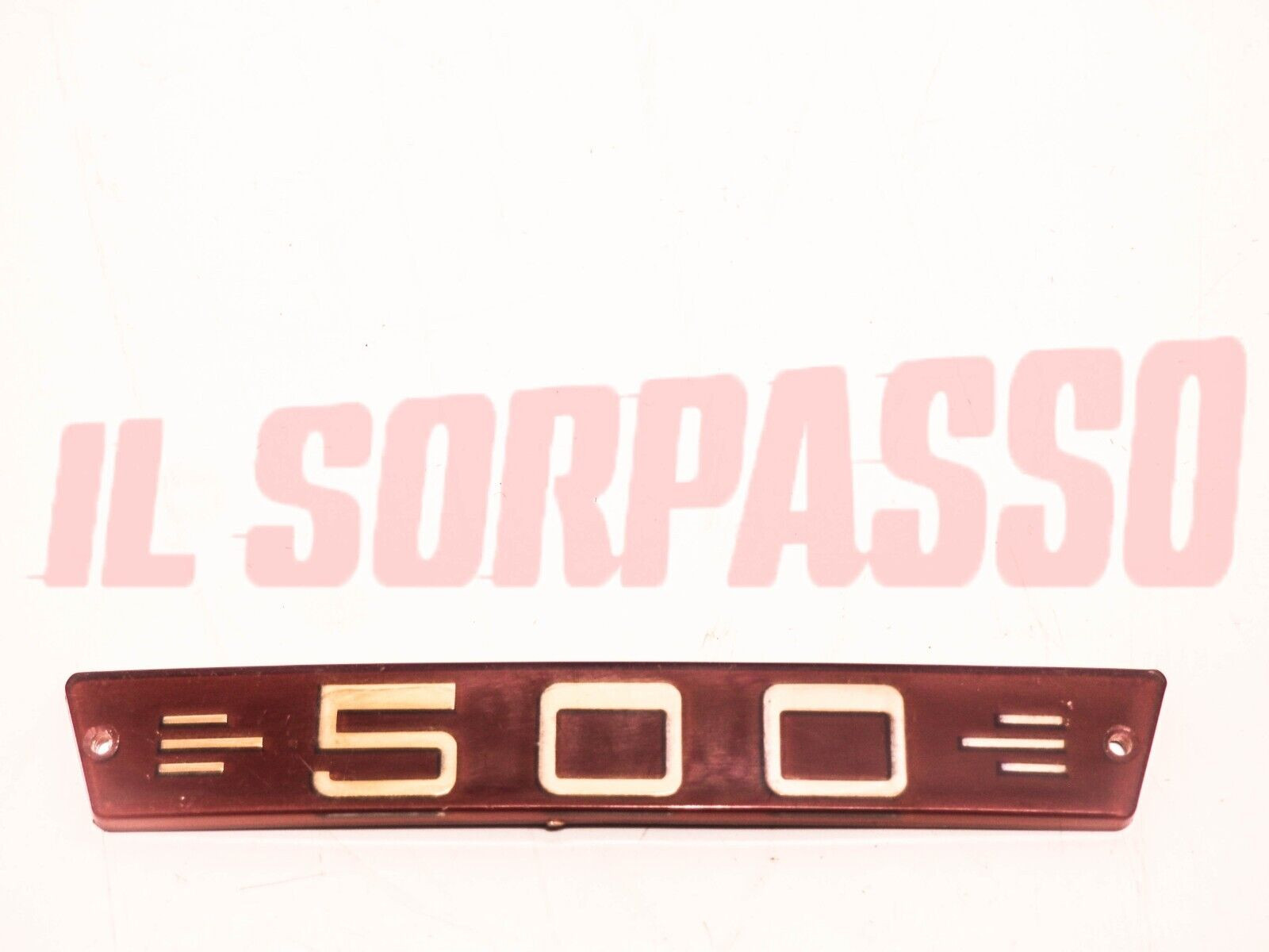SCRITTA FREGIO MASCHERINA ACCESSORIO FIAT 500 N D F L R ORIGINALE