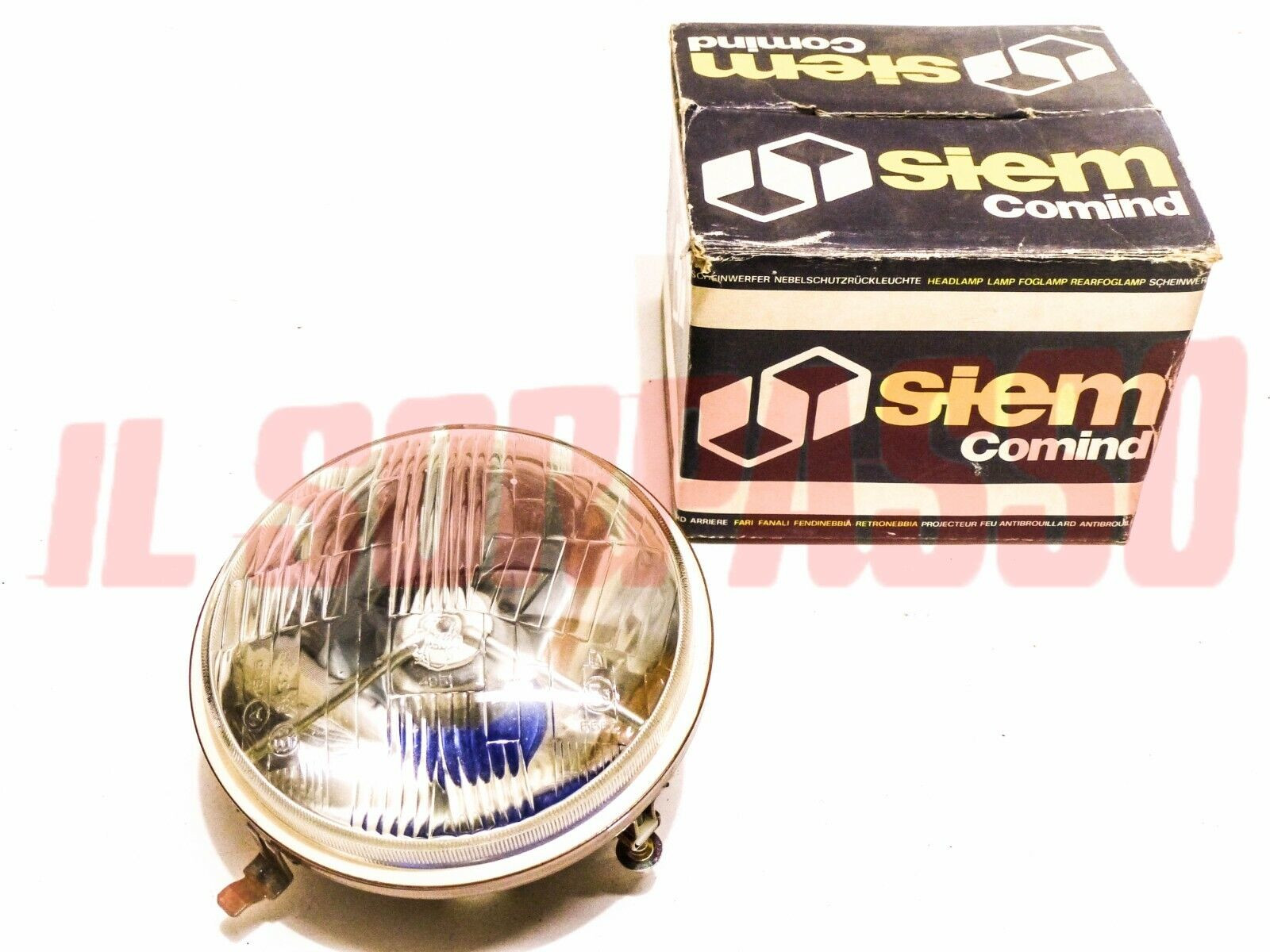 GRUPPO OTTICO FANALE FARO CON POSIZIONE FIAT 500 R ORIGINALE SIEM