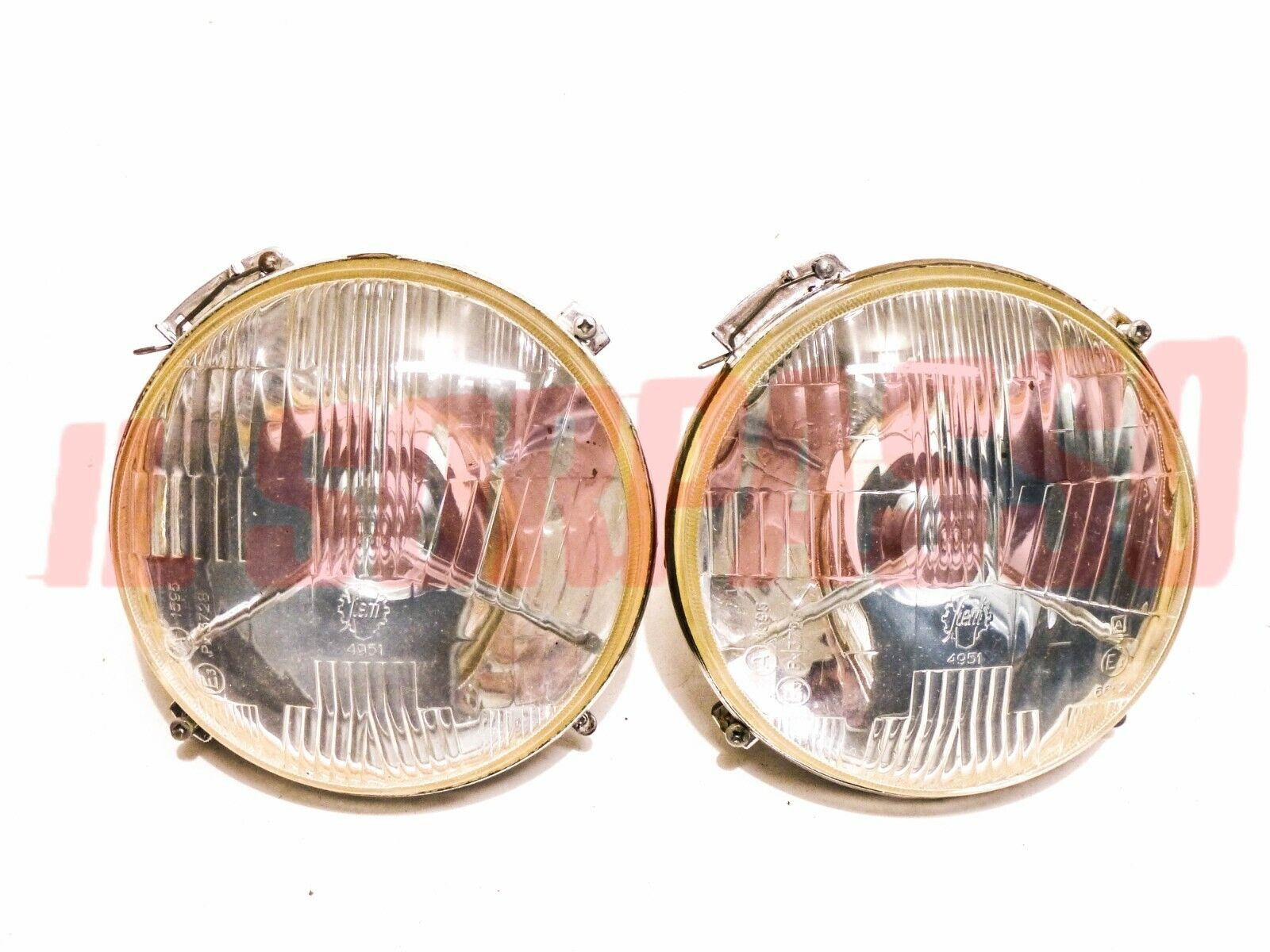 FANALI FARI GRUPPI OTTICI FIAT 600 D DA 11.64 A 08.65 ORIGINALI SIEM