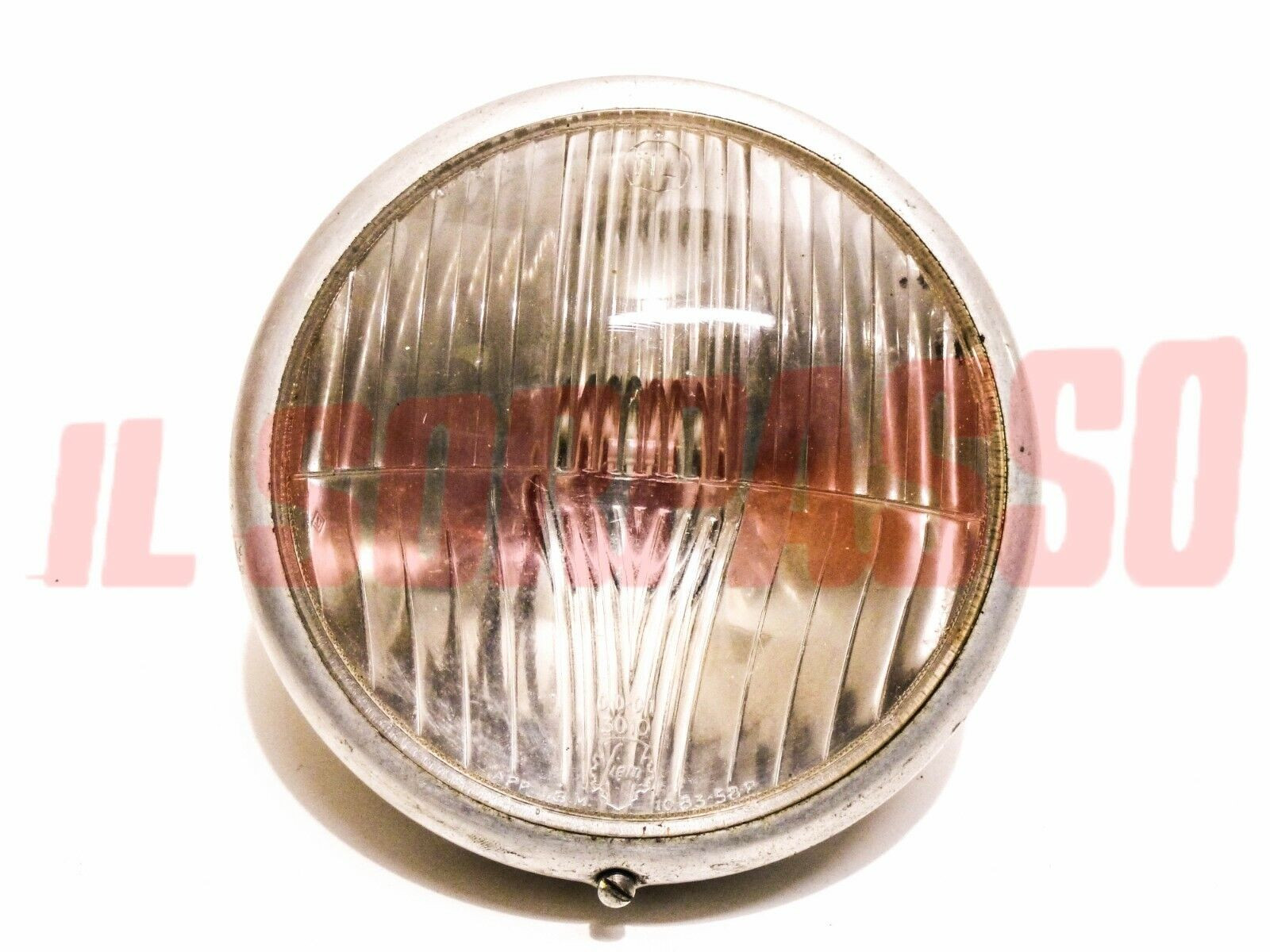 GRUPPO OTTICO FANALE FARO VETRO CORNICE PORTALAMPADA FIAT 600 + MULTIPLA SIEM