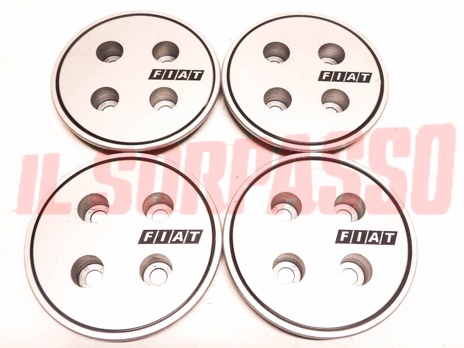 COPPE RUOTA BORCHIE COPRI MOZZO FIAT RITMO SUPER ORIGINALI