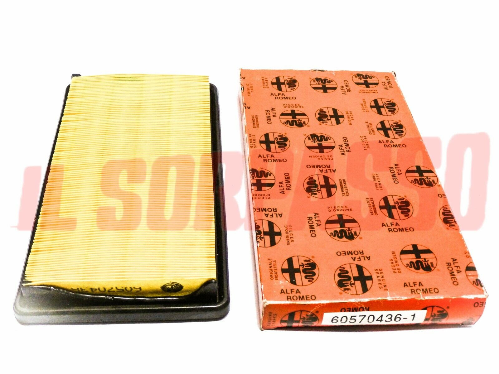 FILTRO ARIA TECNOCAR ALFA ROMEO 33 + 145 + 146 ORIGINALE 60570436