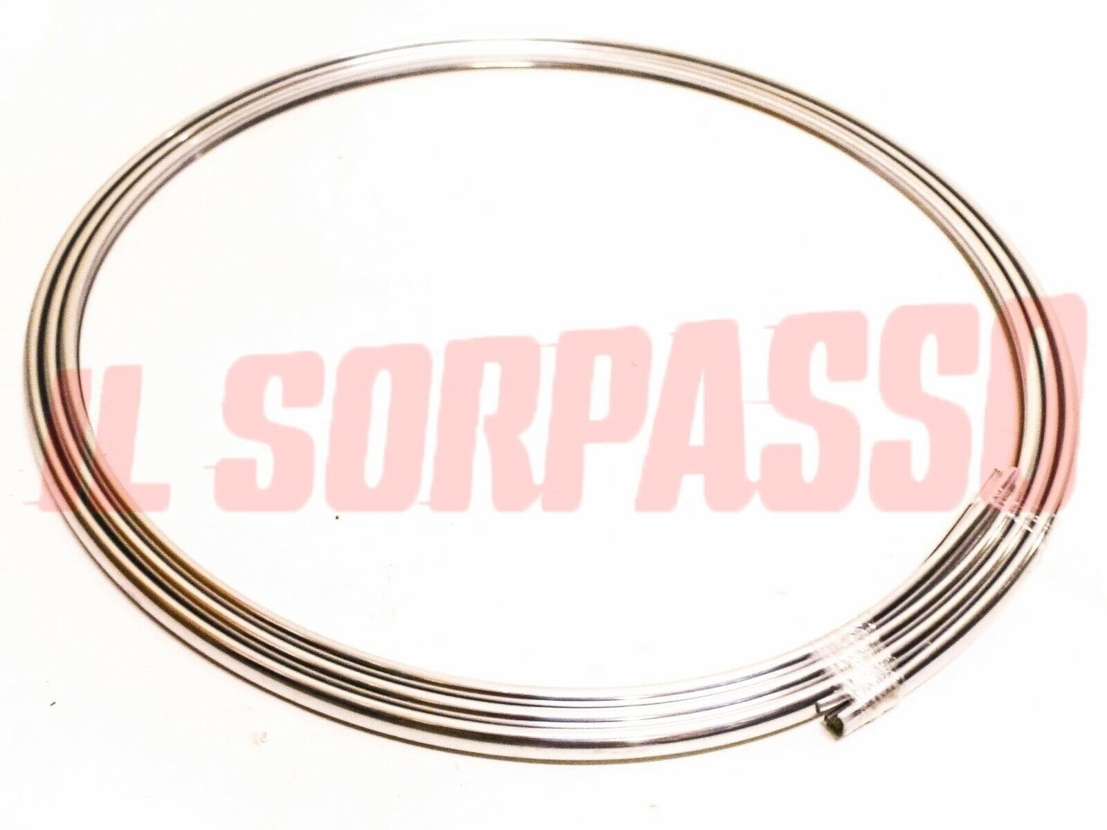 PROFILO BORDO TETTO GOCCIOLATOIO CROMATO AUTOBIANCHI A112 1 2 3 4 SERIE + ABARTH