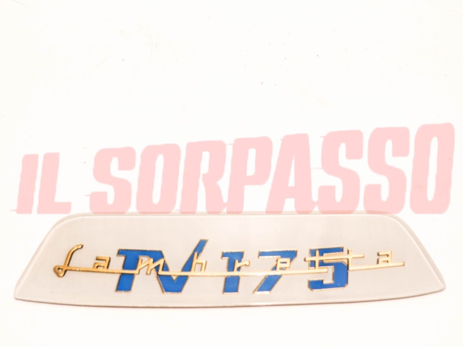 MOSTRINA SCRITTA STEMMA SELLA LAMBRETTA TV 175 ORIGINALE